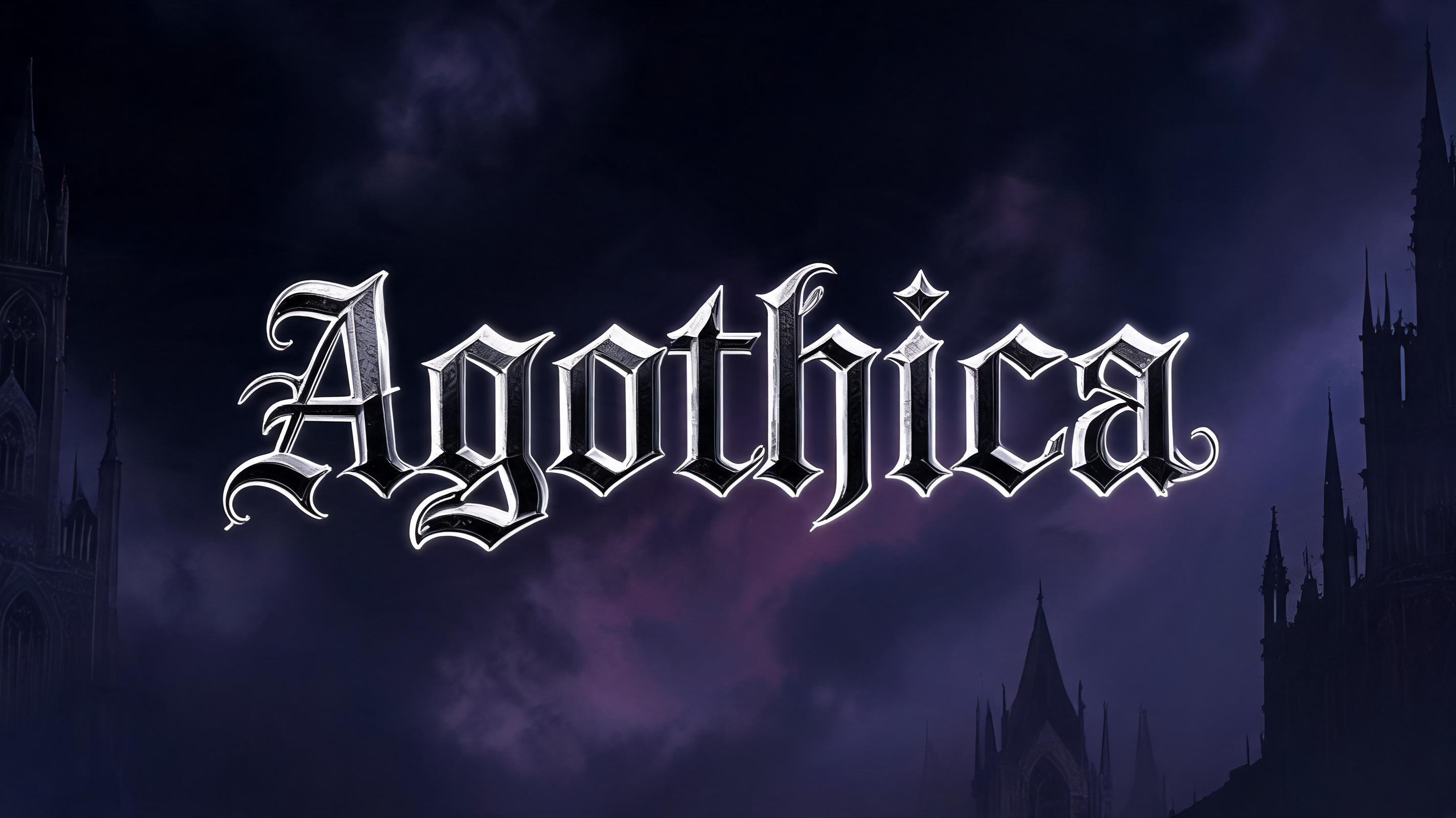 "Agothica" — Gothic | AI Text Effect Generator