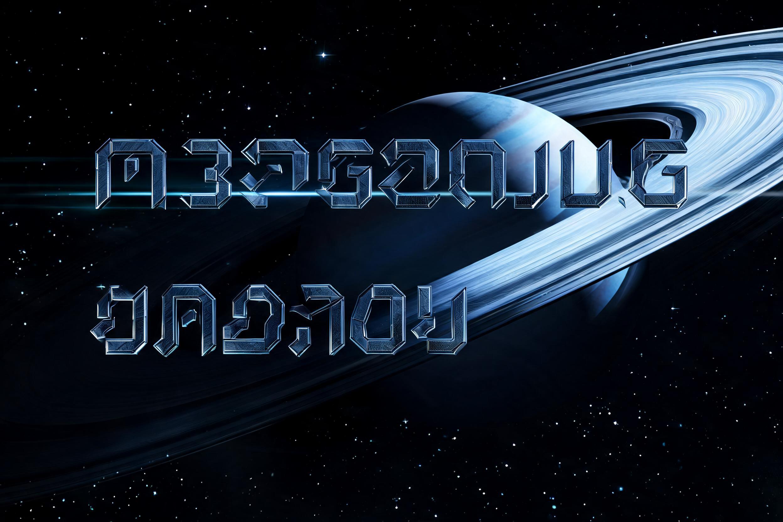 "𝕏ℍℕ" — Cinematic Scifi text effect