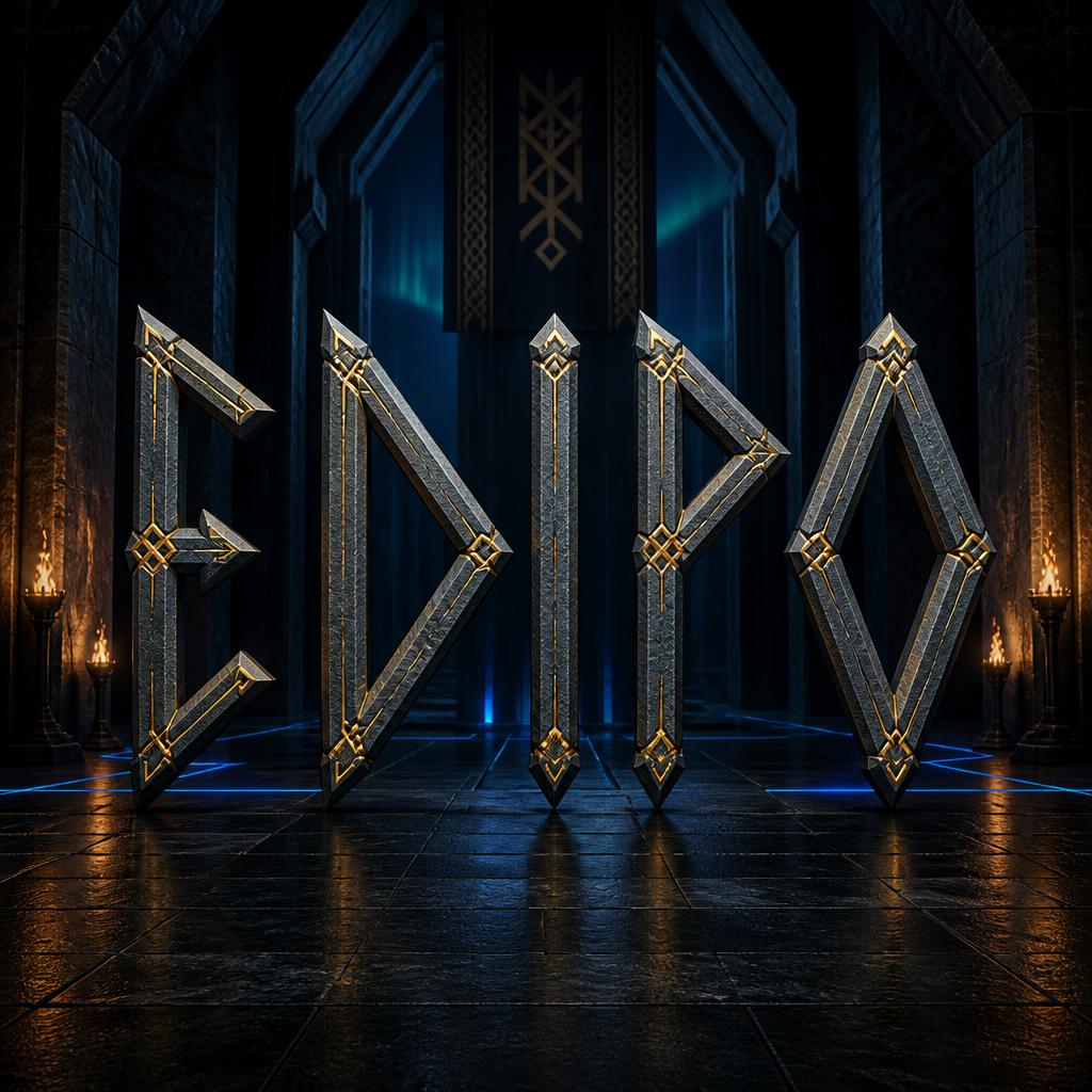 "EDIPO" — Viking Runic | AI Text Effect Generator