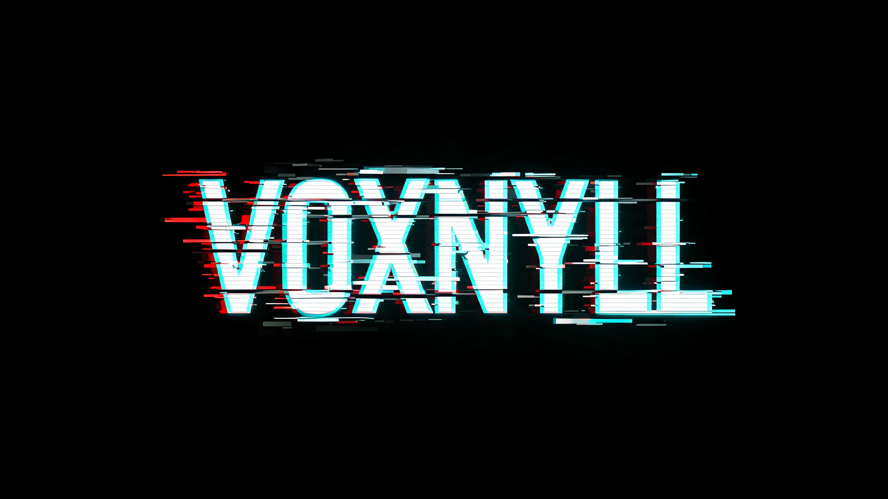 "Voxnyll" — Glitch text effect