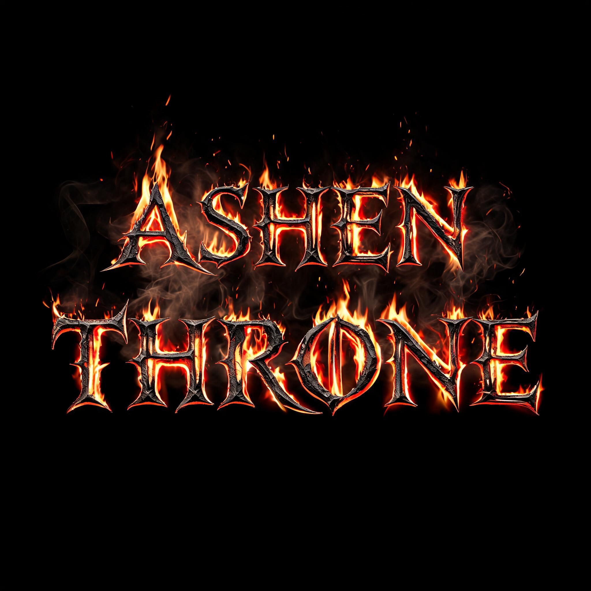 "ASHEN
THRONE" — Fire Smoke | AI Text Effect Generator