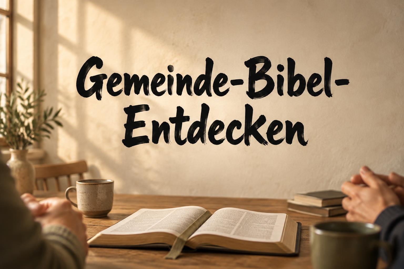"Gemeinde-Bibel-Entdecken" —  | AI Text Effect Generator
