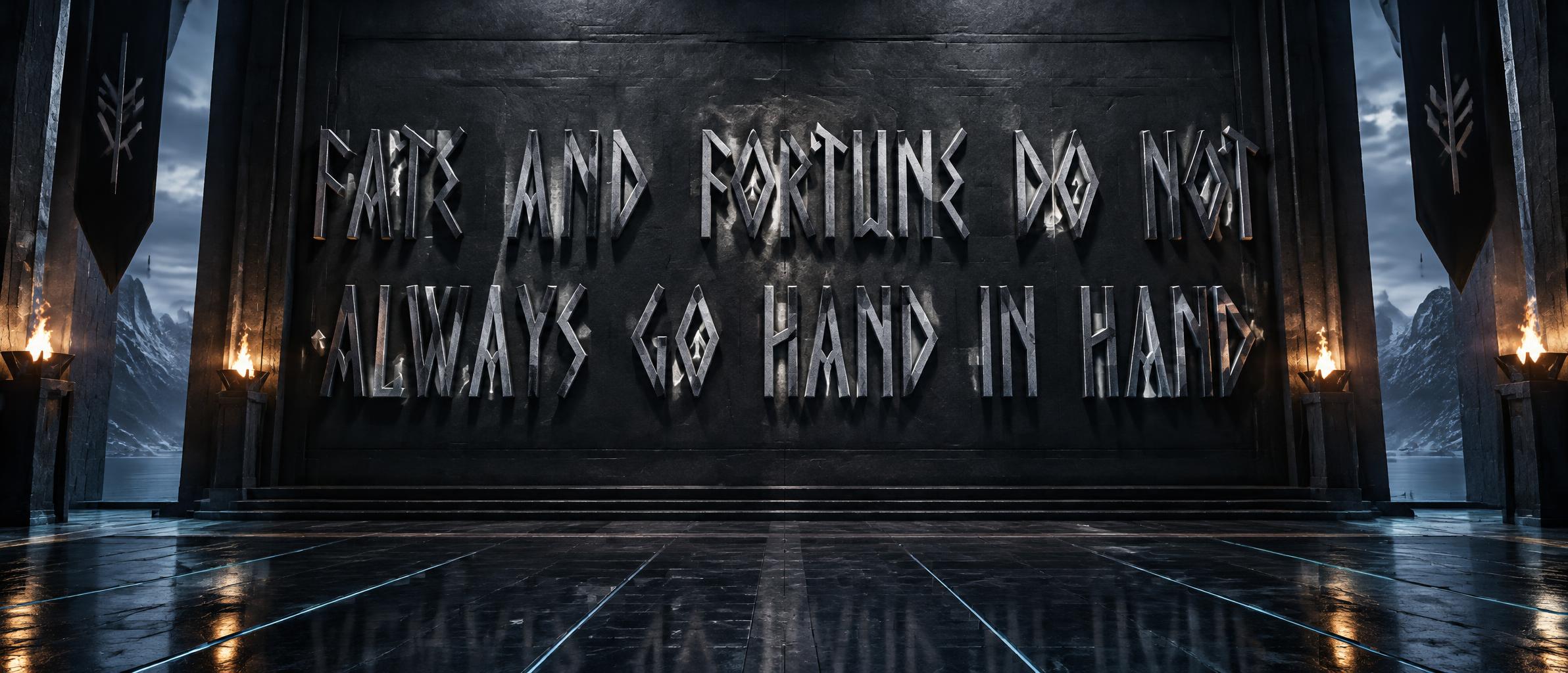 Fate and fortune do not always go hand in hand
