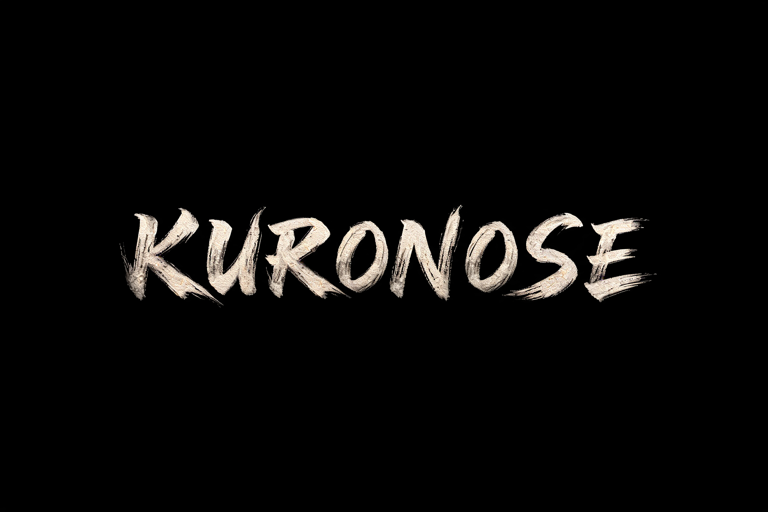 "KURONOSE" — Brush Japanese Ink | AI Text Effect Generator