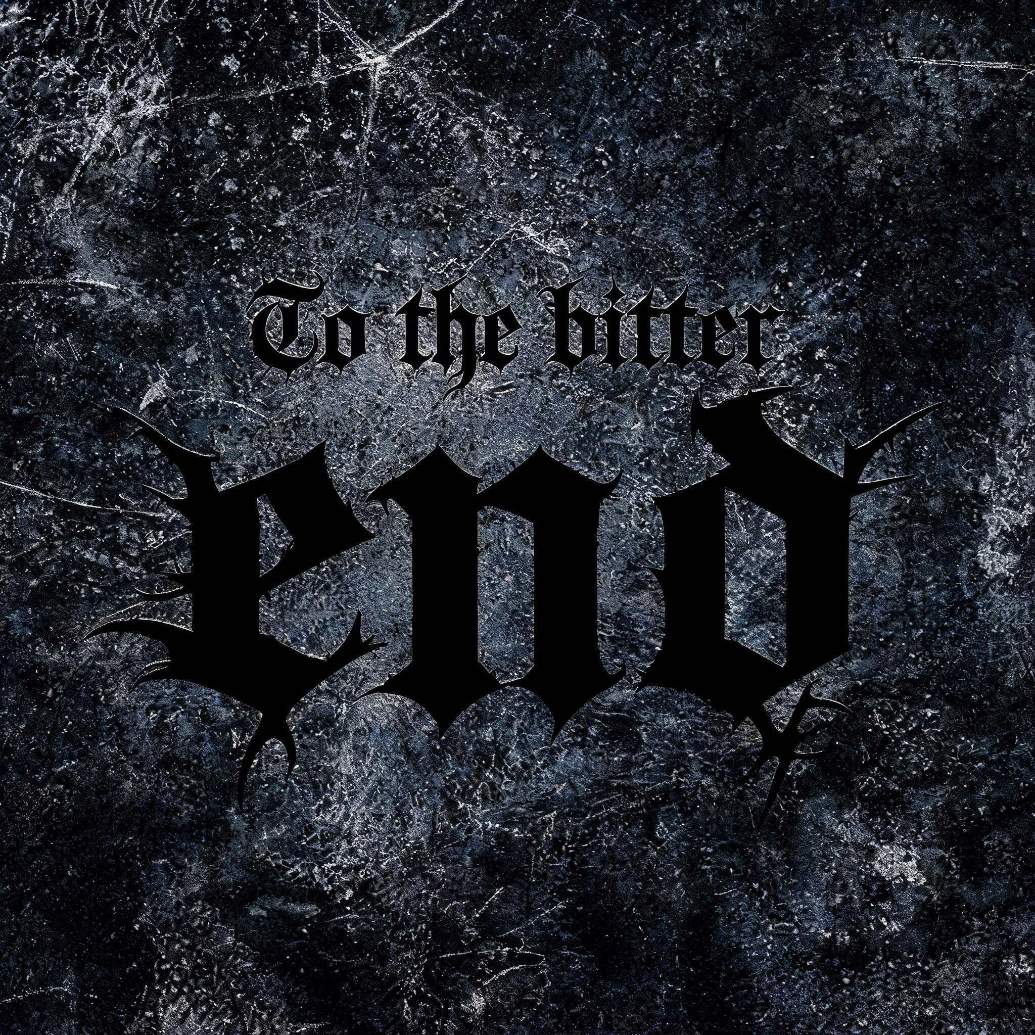 "To the bitter end" — Gothic Font | AI Text Effect Generator