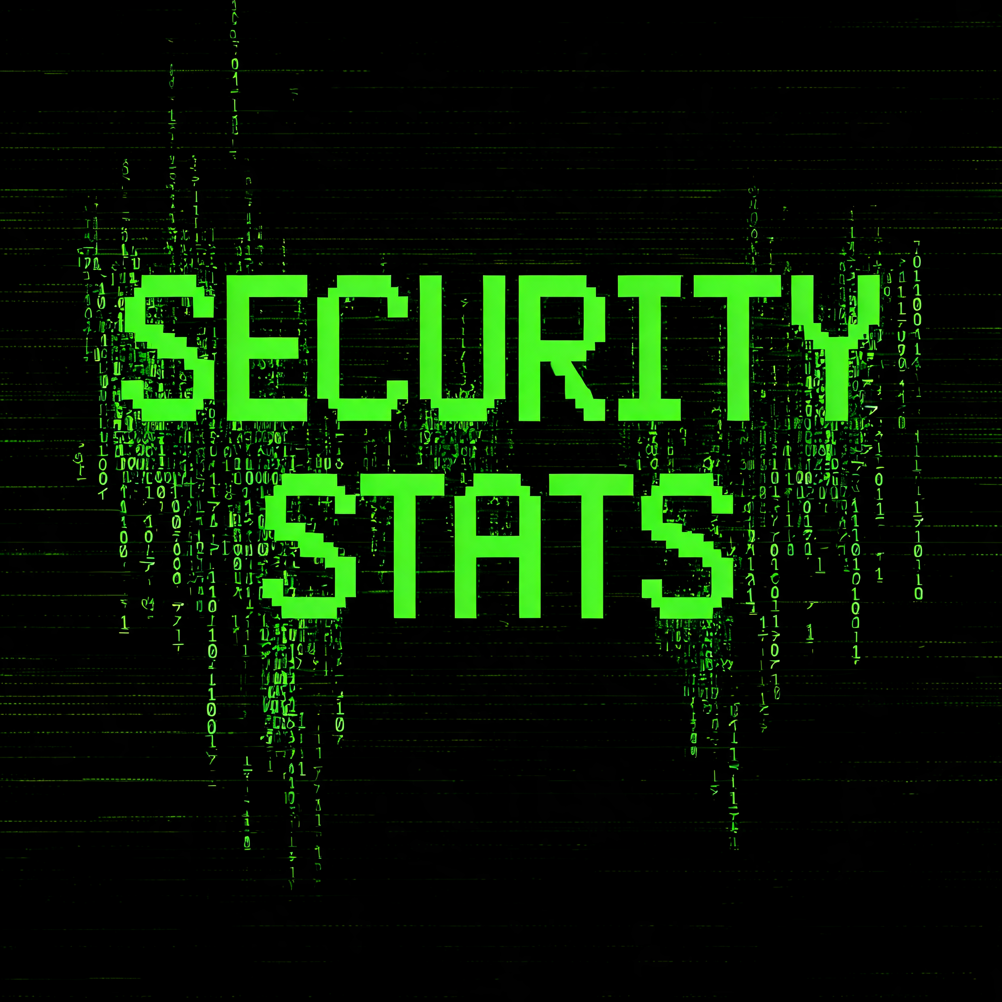 "Security Stats" — Cyberpunk Data Stream text effect