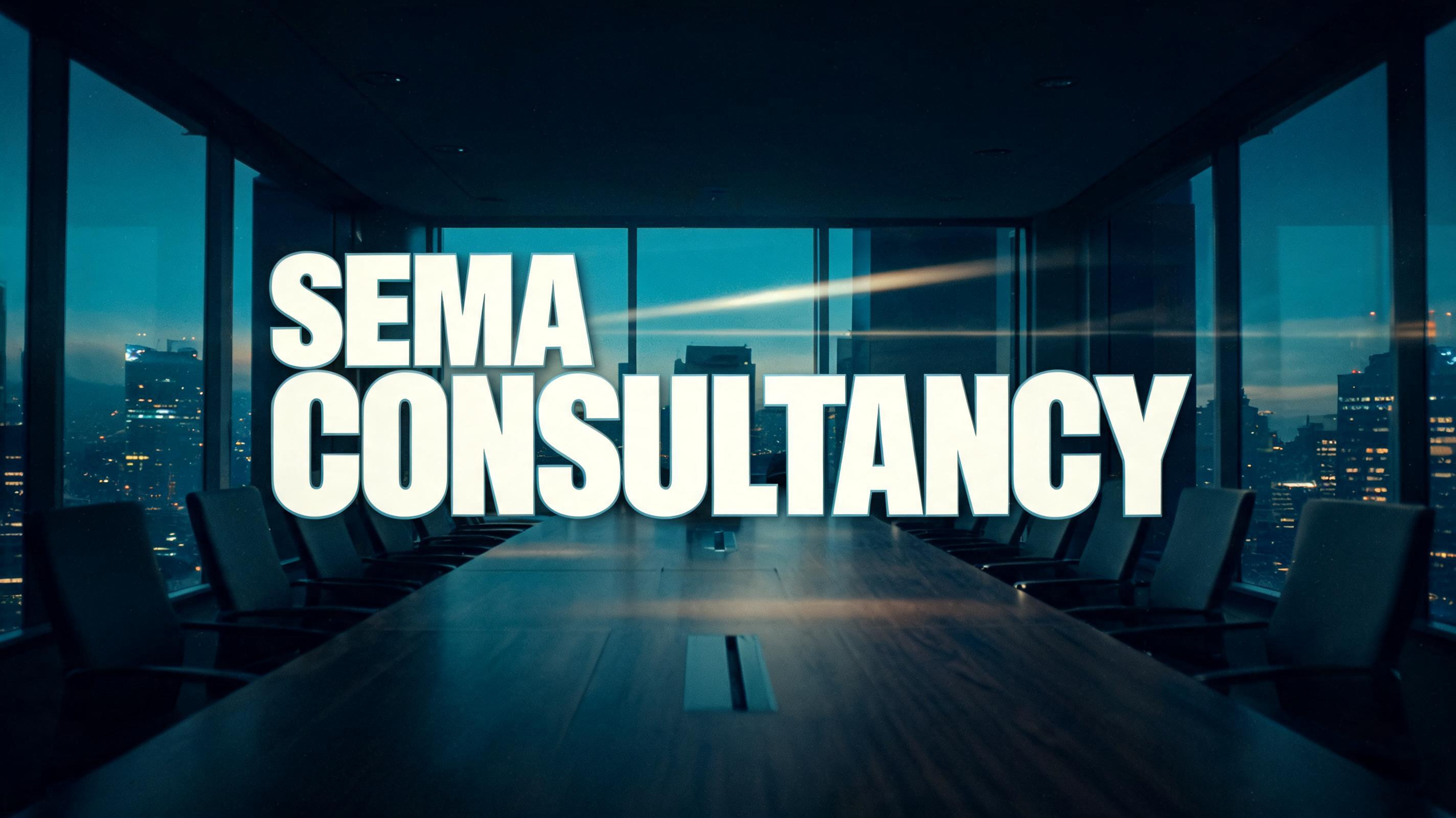 "SEMA CONSULTANCY" — Cinematic Netflix | AI Text Effect Generator