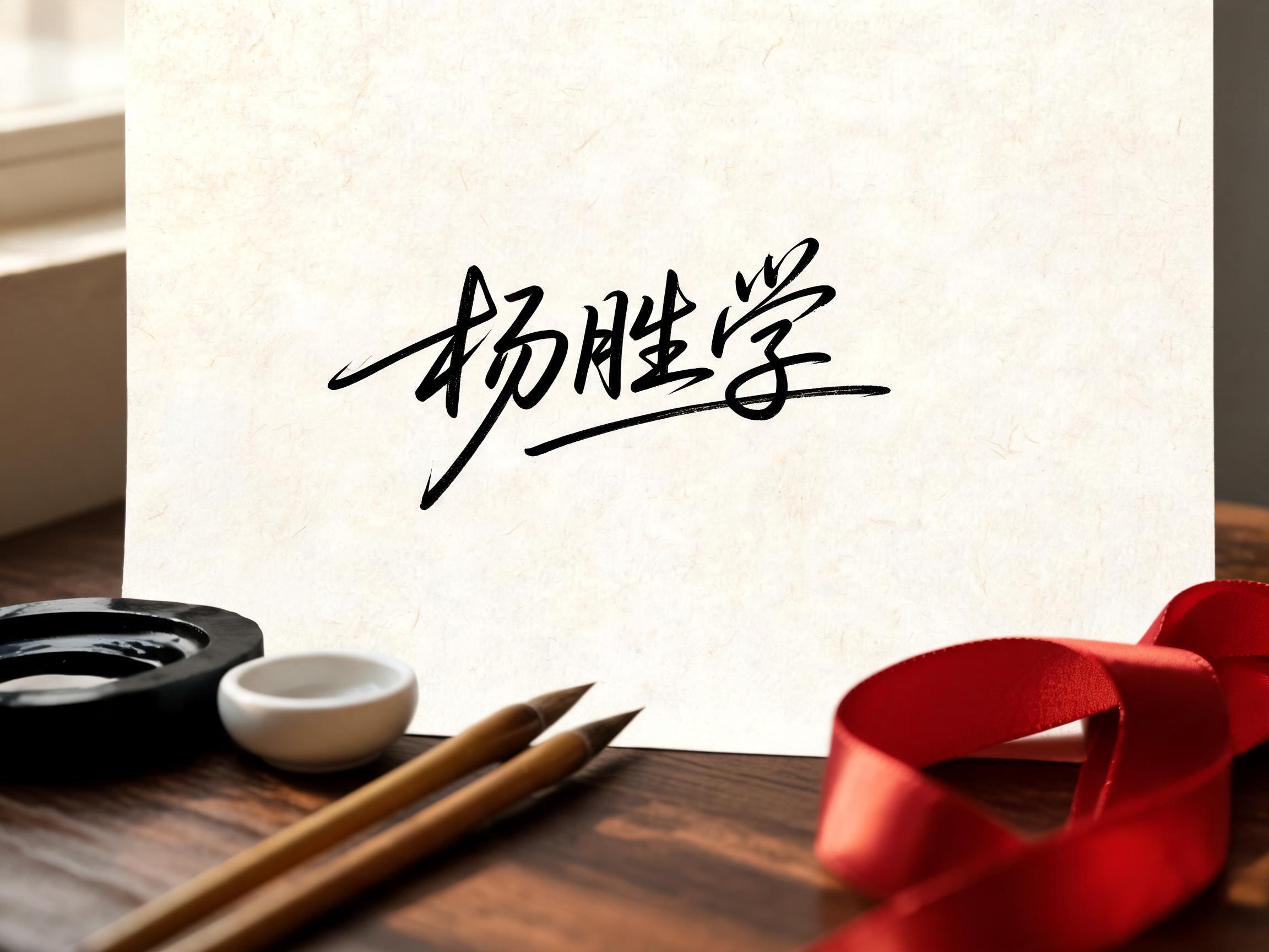 "杨胜学" —  | AI Text Effect Generator