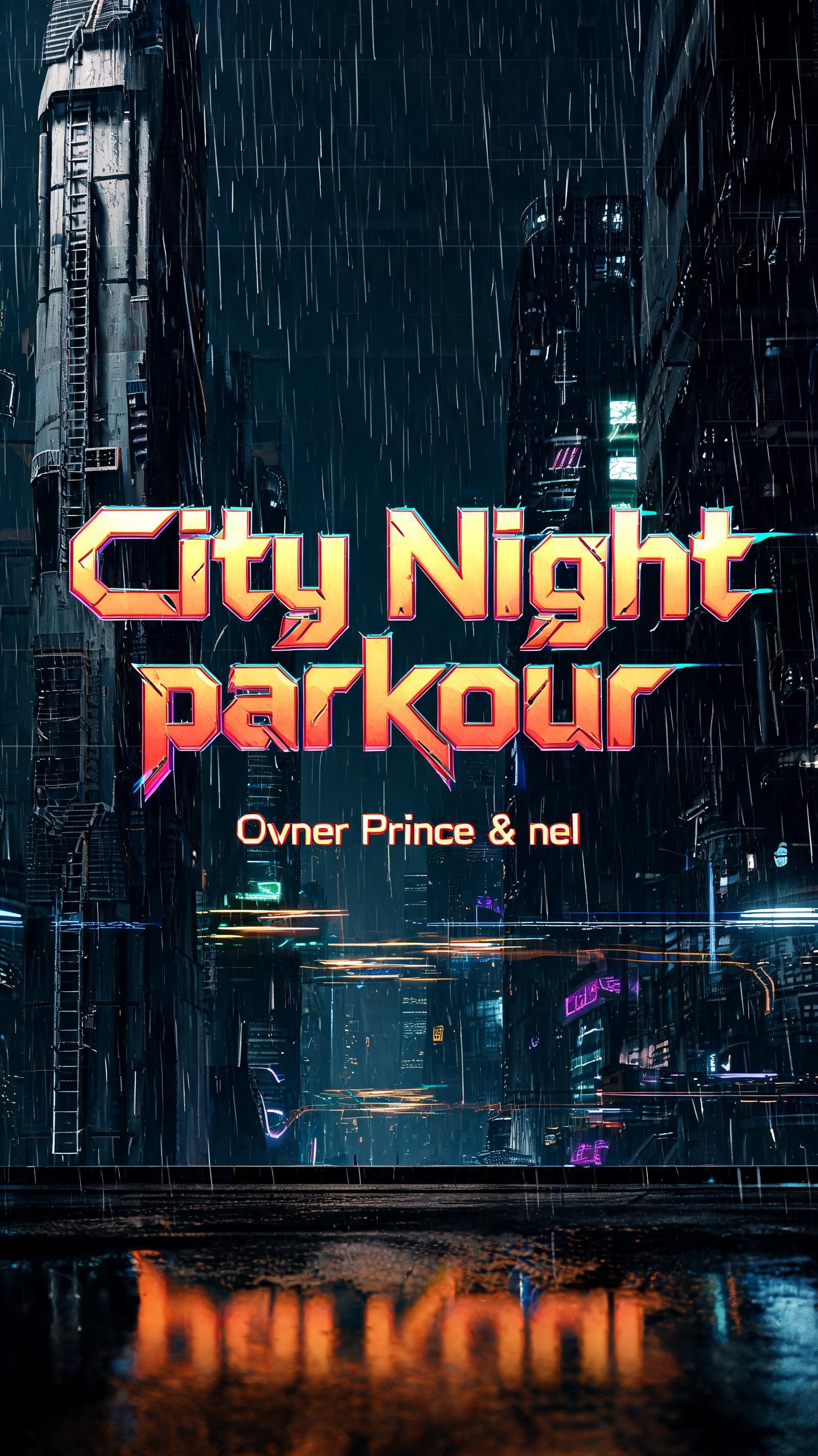 "City Nigth parkour
Owner Prince & nel" — Cyberpunk 2077 | AI Text Effect Generator
