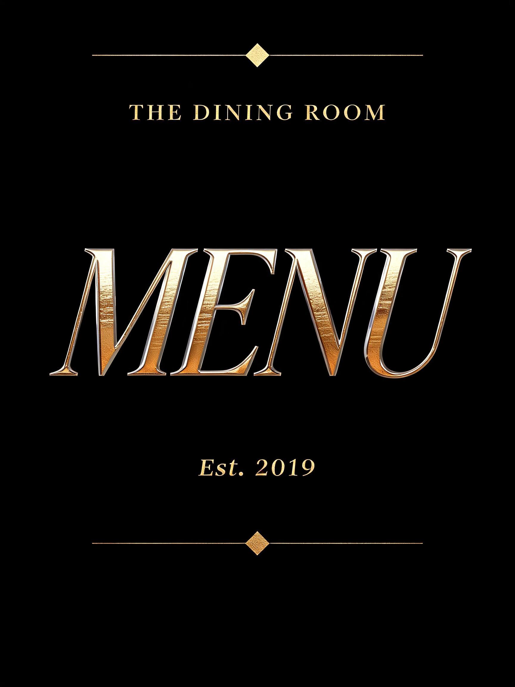 "menu in mtalic gold colour" — Luxury Gold | AI Text Effect Generator