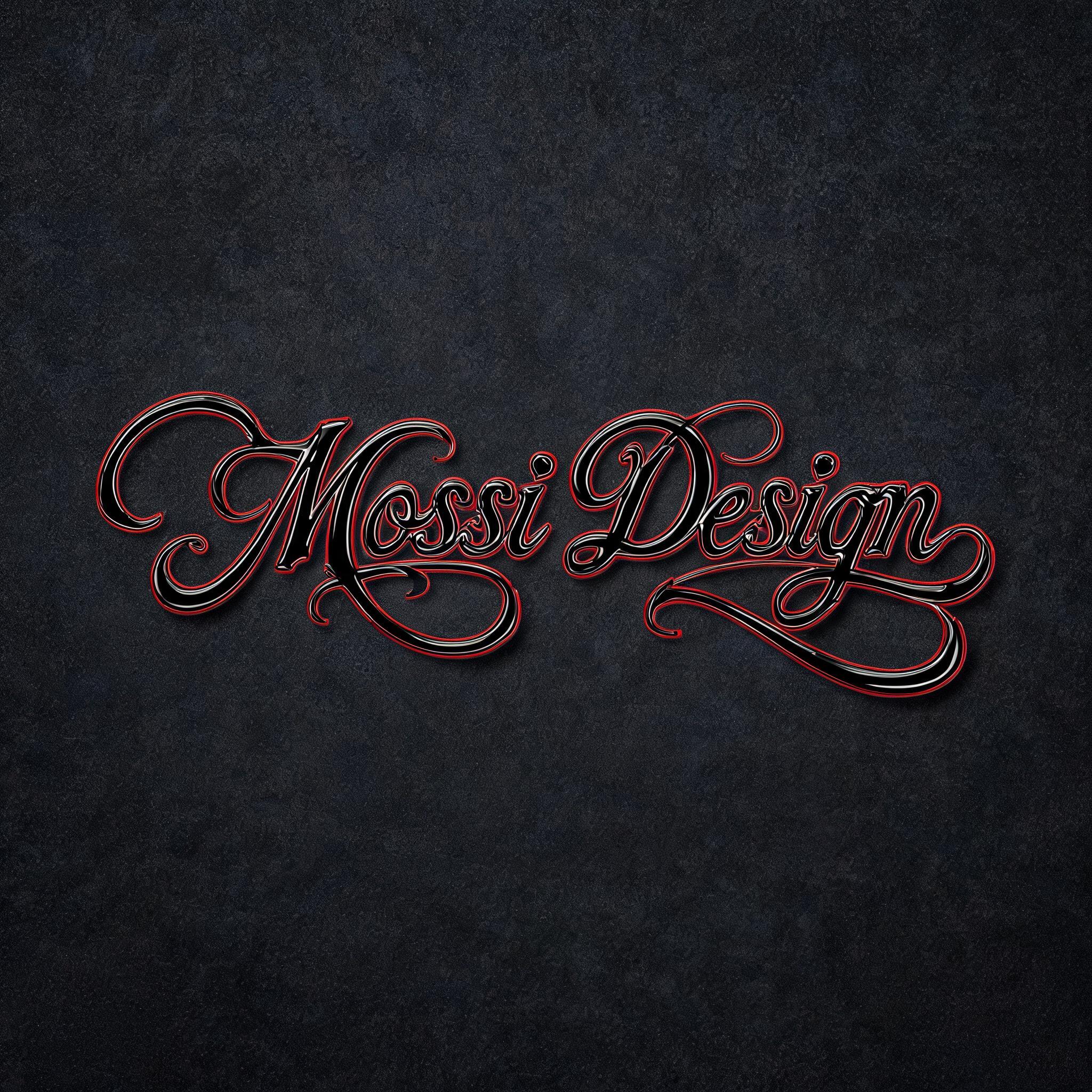 "Mossi Design" — Chicano | AI Text Effect Generator