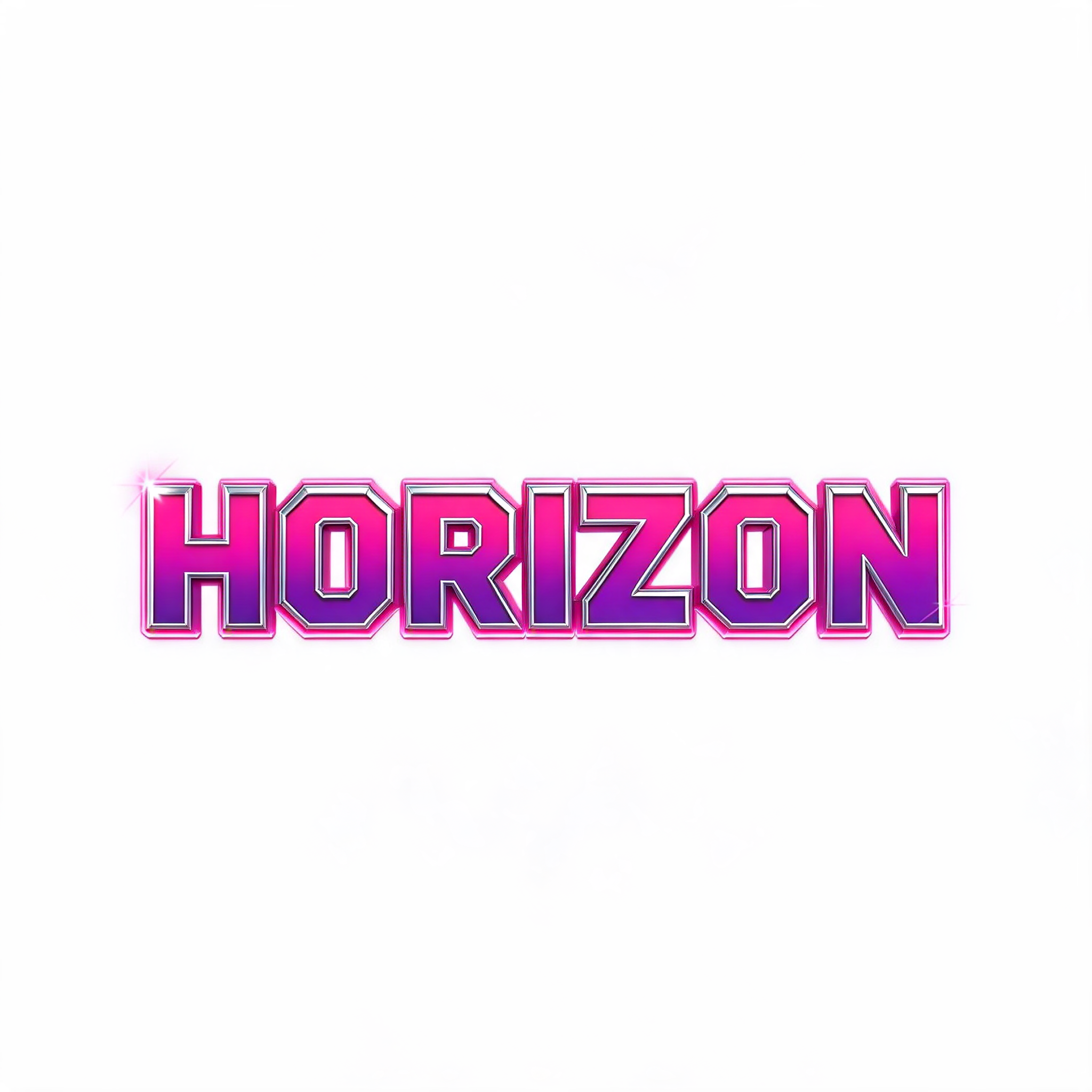 "HORIZON" — Cyberpunk Synthwave | AI Text Effect Generator
