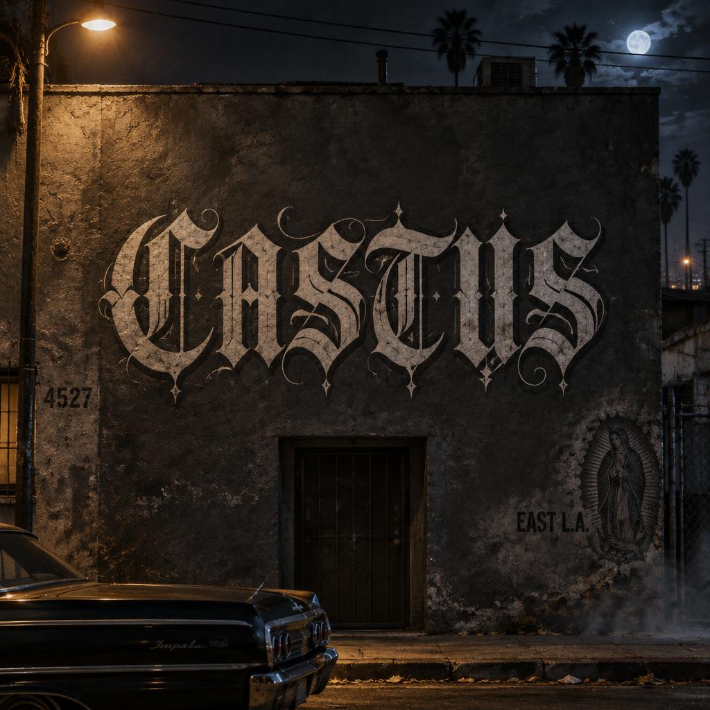 "CASTUS" —  | AI Text Effect Generator