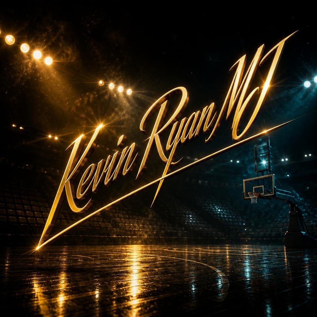 "Kevin Ryan MJ" — Cinematic | AI Text Effect Generator