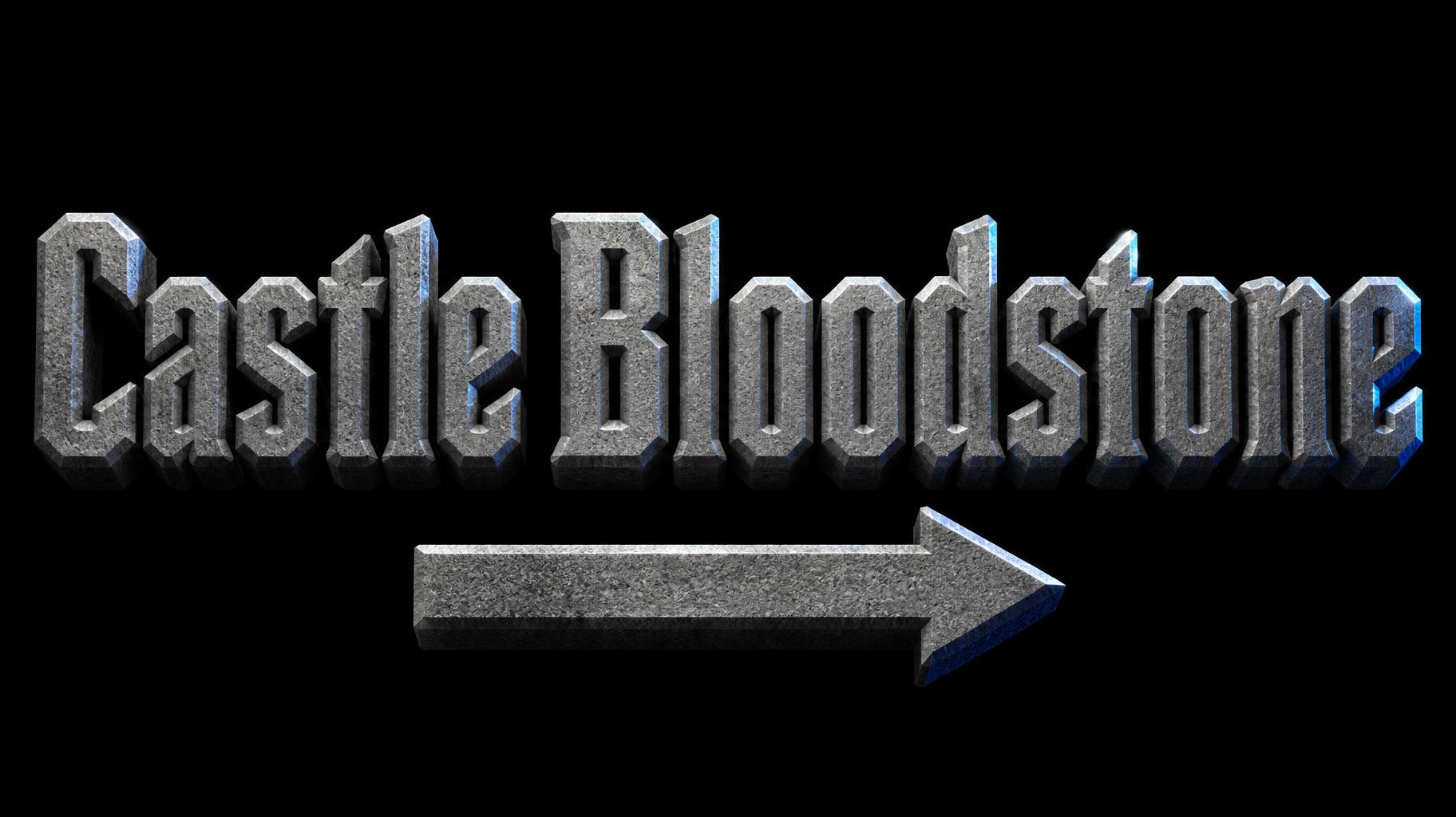 "Castle Bloodstone" — Chrome Metal 3d | AI Text Effect Generator