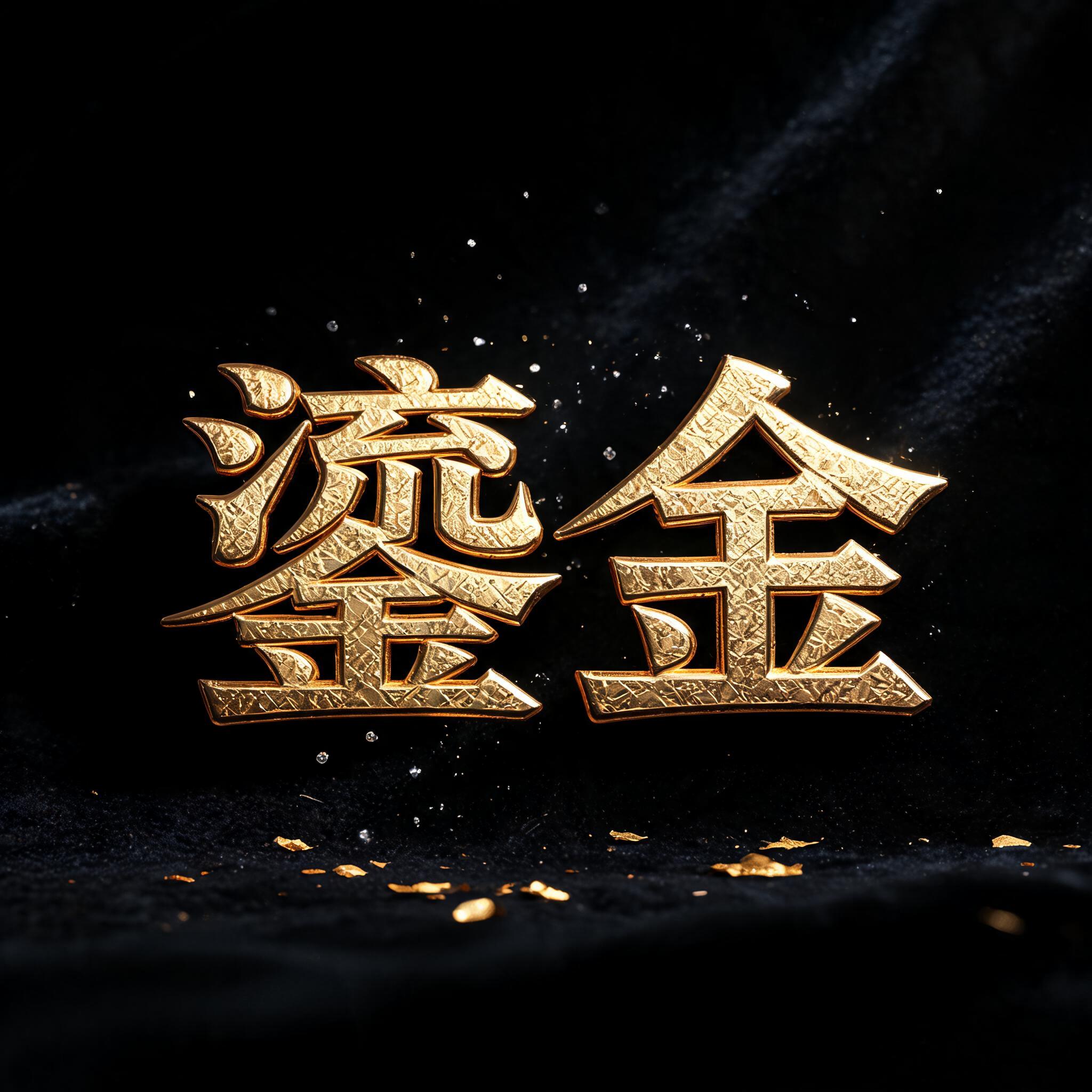 "鎏金" — Luxury Gold | AI Text Effect Generator