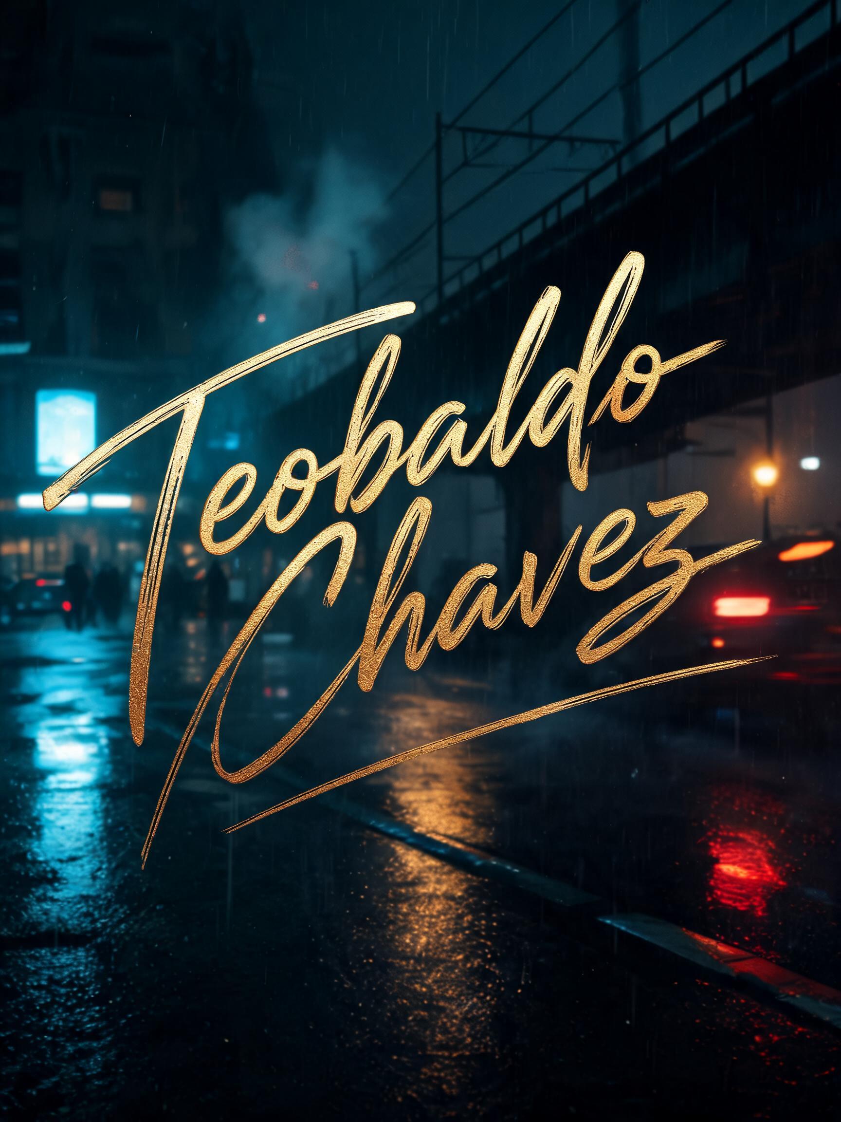 "Teobaldo Chavez" — Cinematic | AI Text Effect Generator