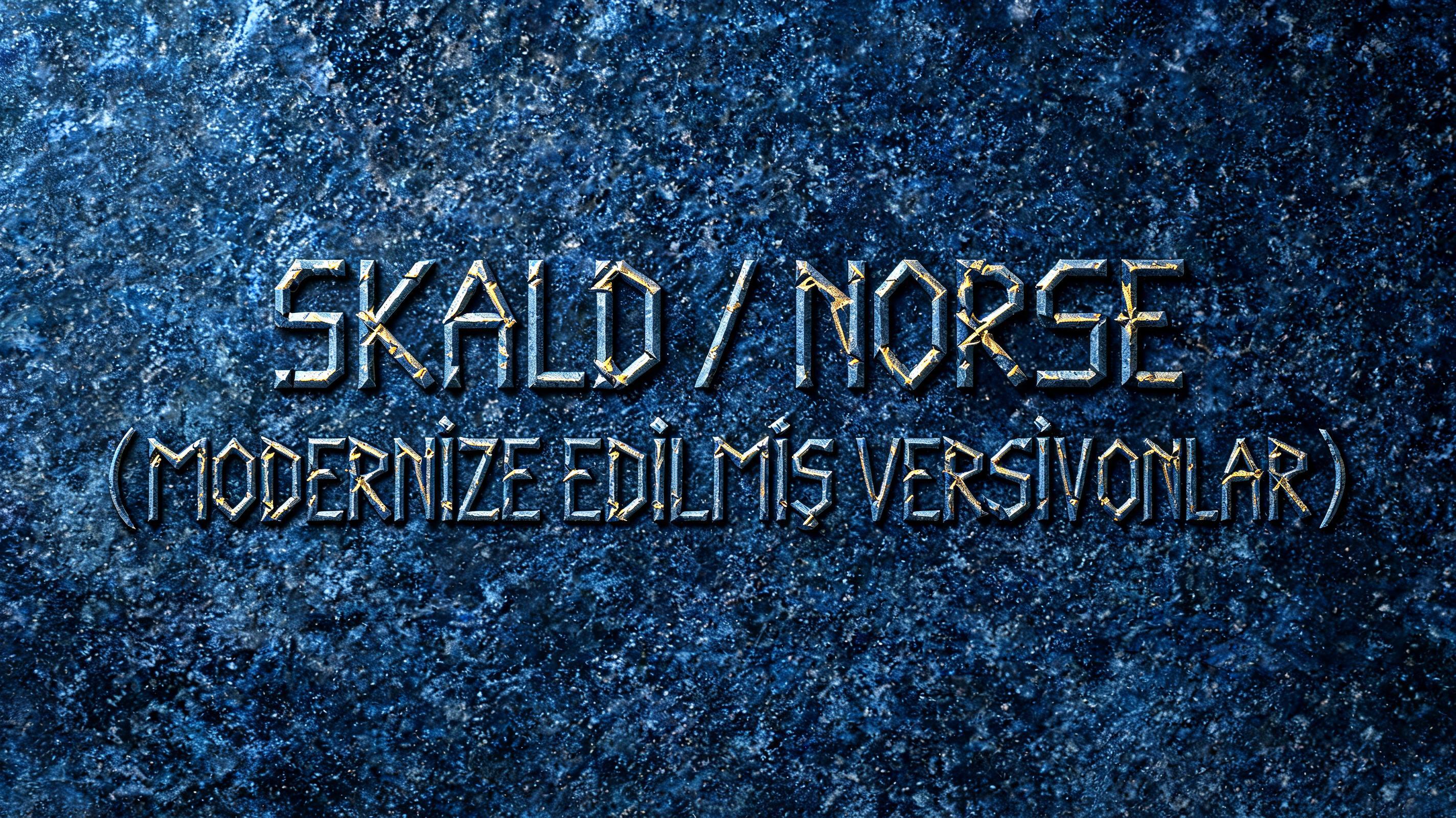"Skald / Norse (Modernize Edilmiş Versiyonlar)" — Viking Runic | AI Text Effect Generator