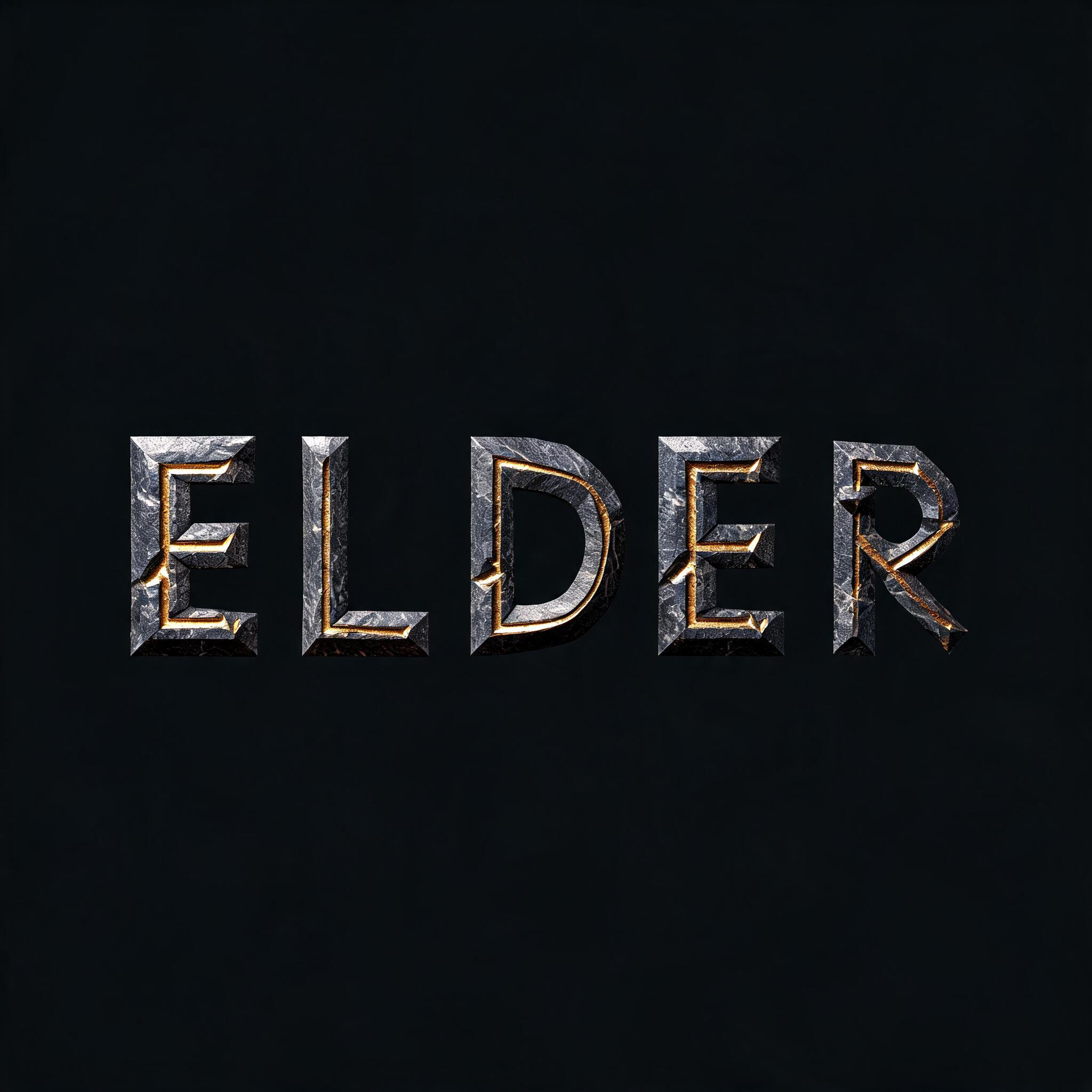 "ELDER" — Viking Runic | AI Text Effect Generator