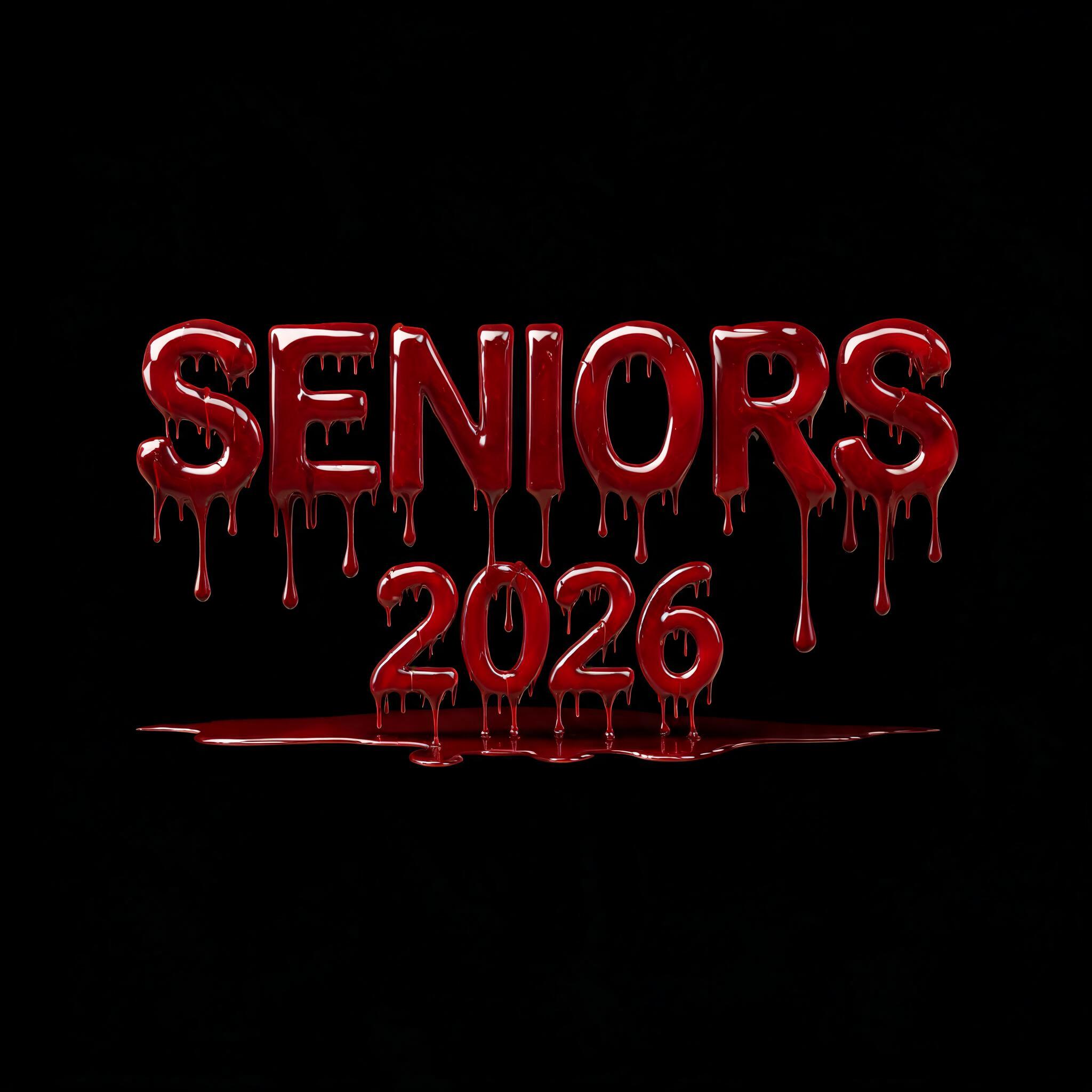 "Seniors 2026" — Drip Font | AI Text Effect Generator