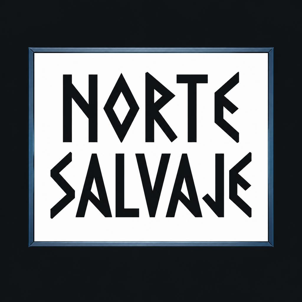 "NORTE
SALVAJE" — Viking Runic | AI Text Effect Generator