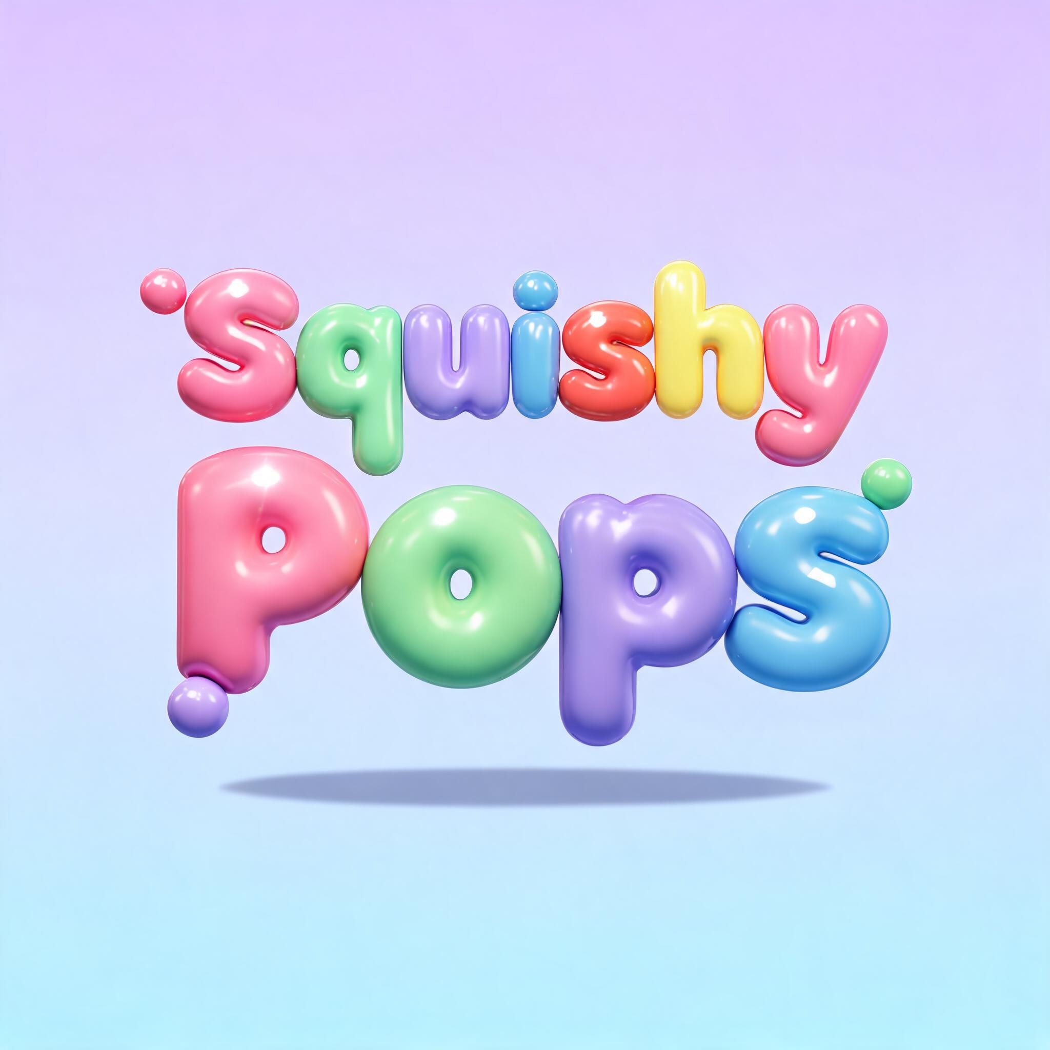 "Squishy
Pops" — 3d Bold Inflated | AI Text Effect Generator