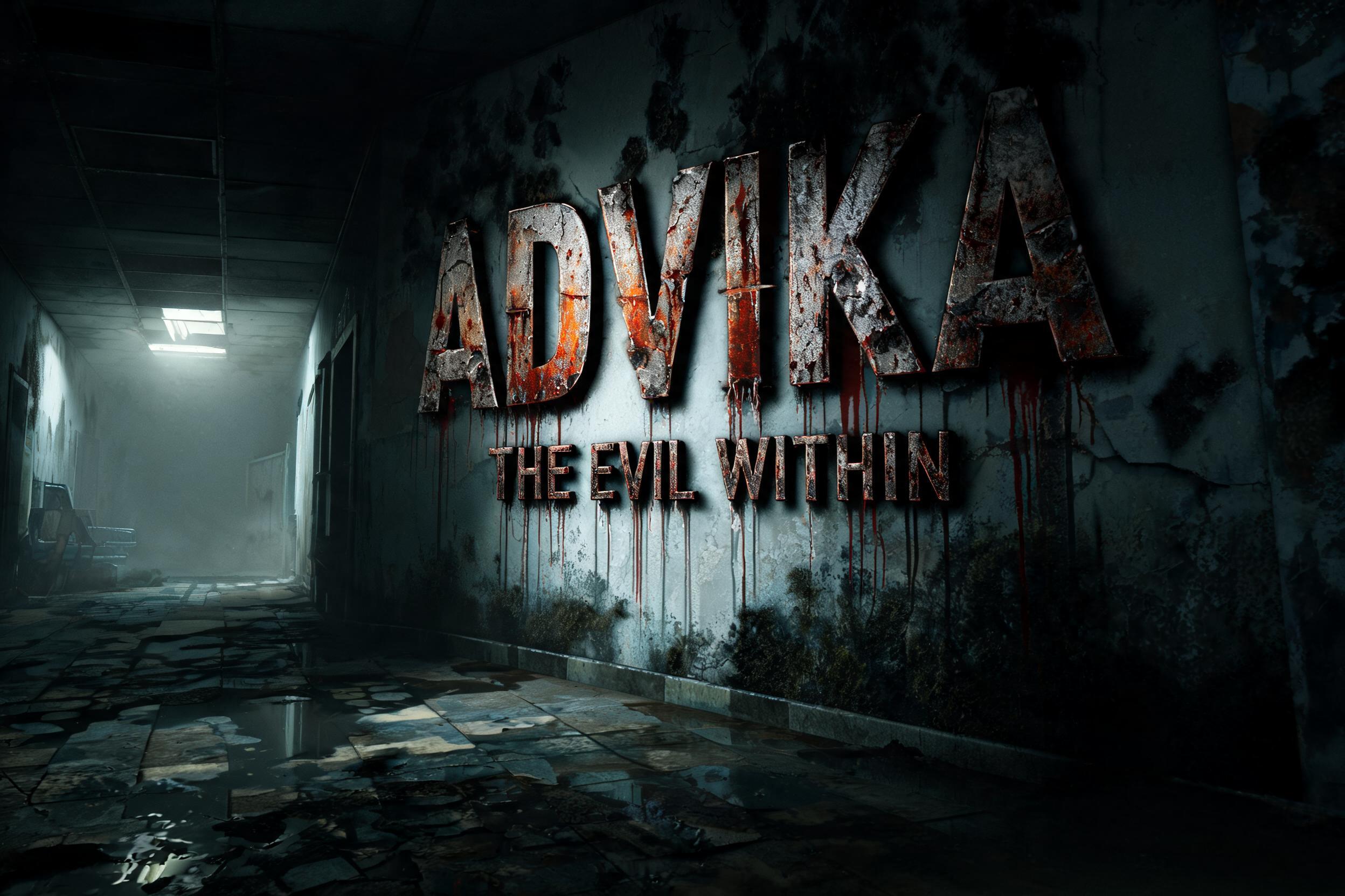 "ADVIKA THE EVIL WITHIN " — Cinematic Horror | AI Text Effect Generator