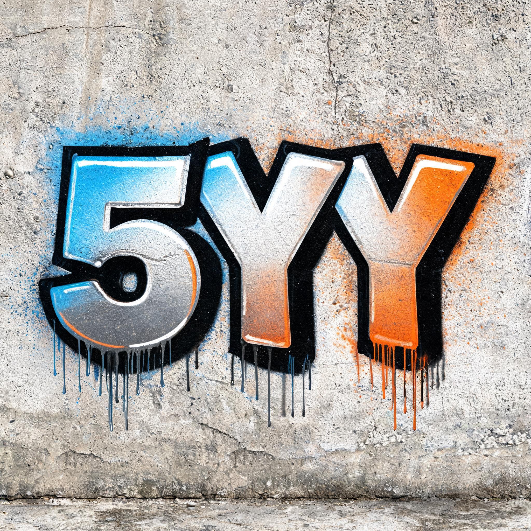 "5YY" — Graffiti | AI Text Effect Generator