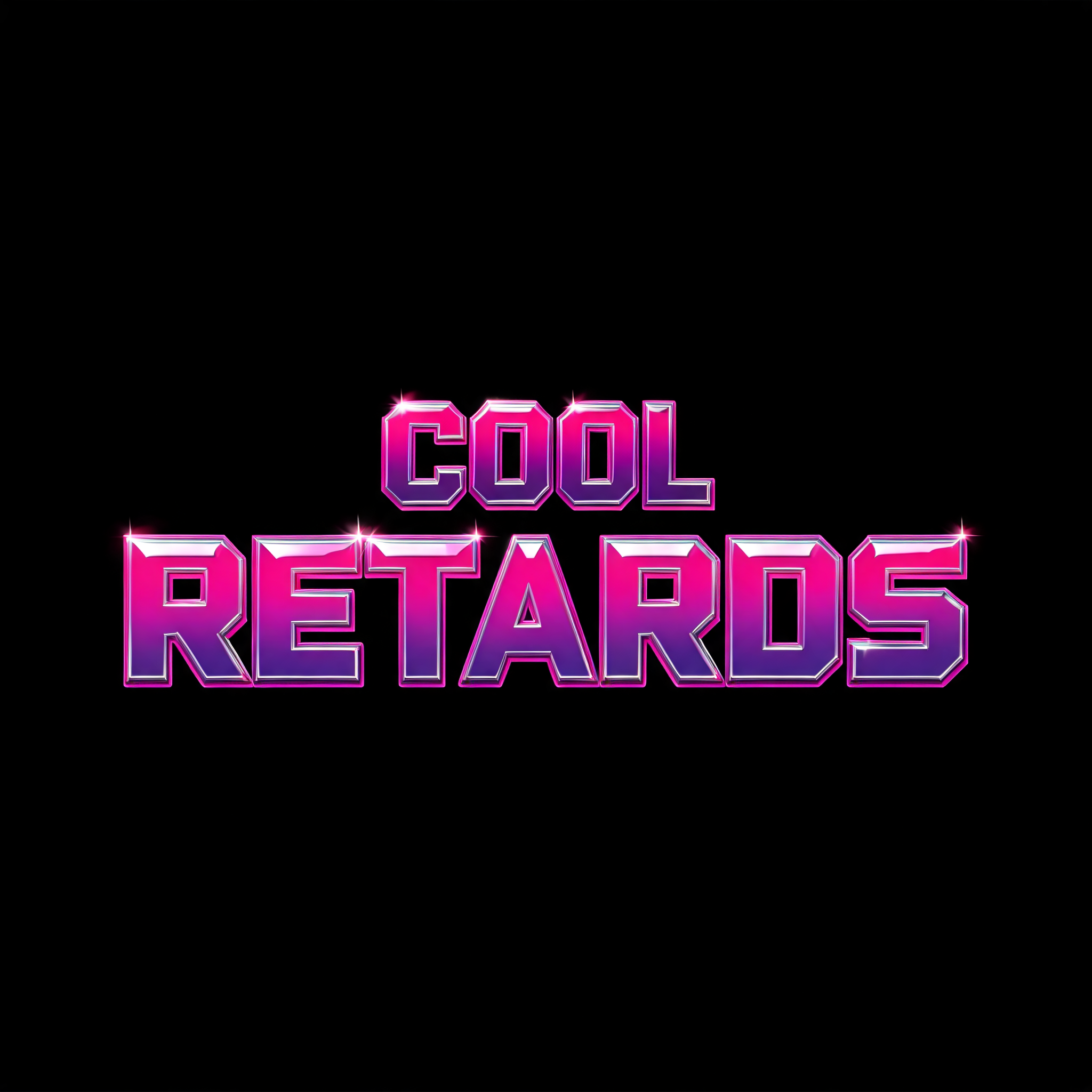 "COOL RETARDS" — Cyberpunk Synthwave | AI Text Effect Generator