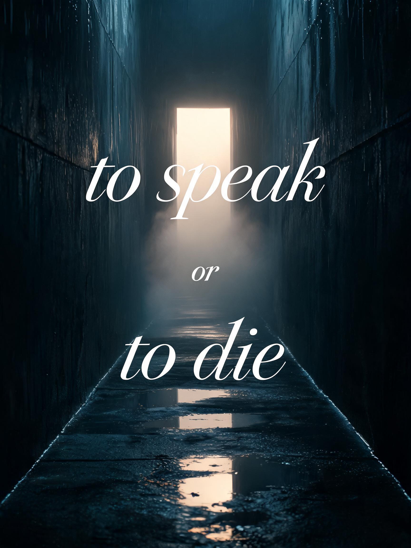 "to speak or to die" —  | AI Text Effect Generator