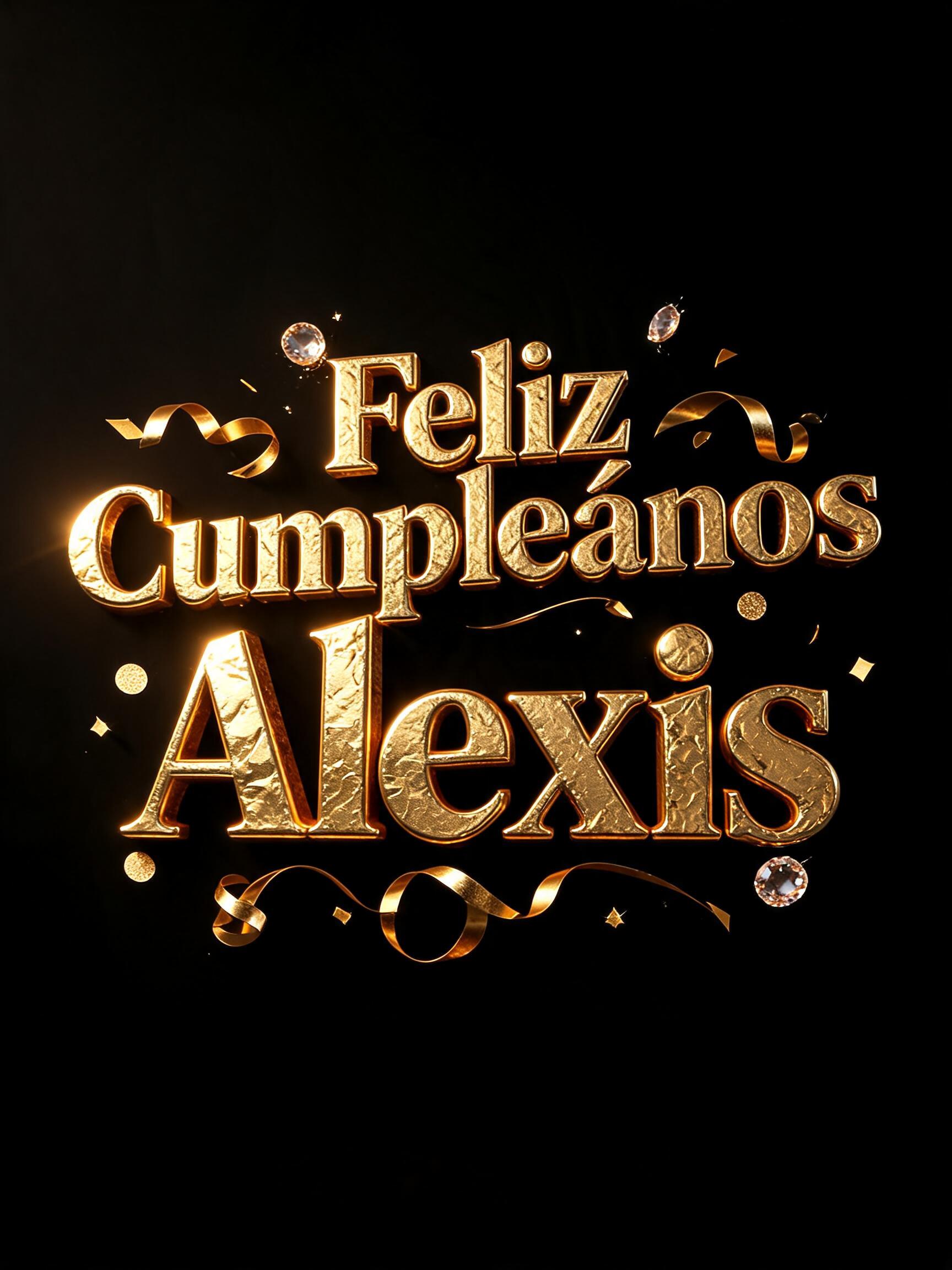 Feliz Cumpleaños 
       Alexis
