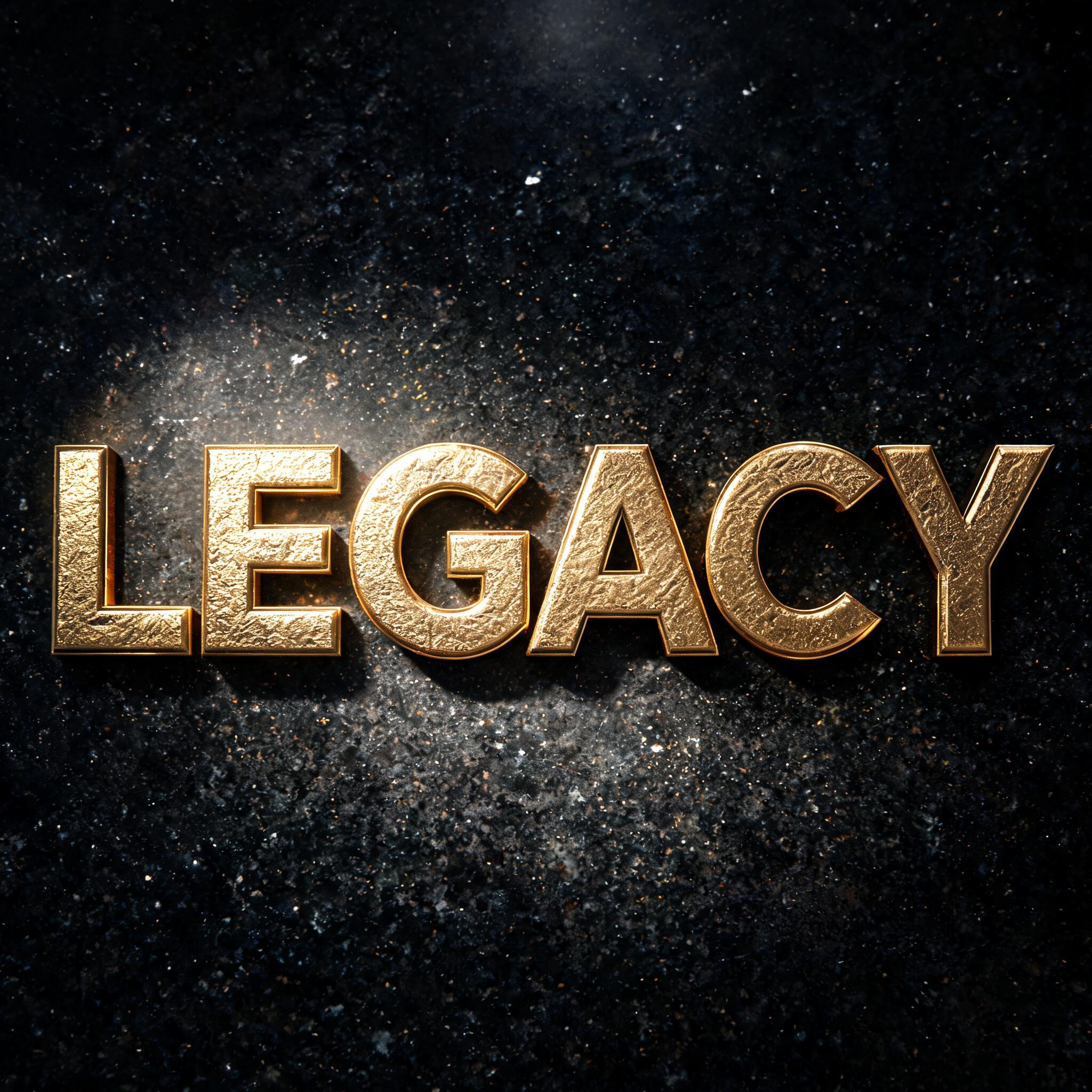 "LEGACY" — Luxury Gold | AI Text Effect Generator