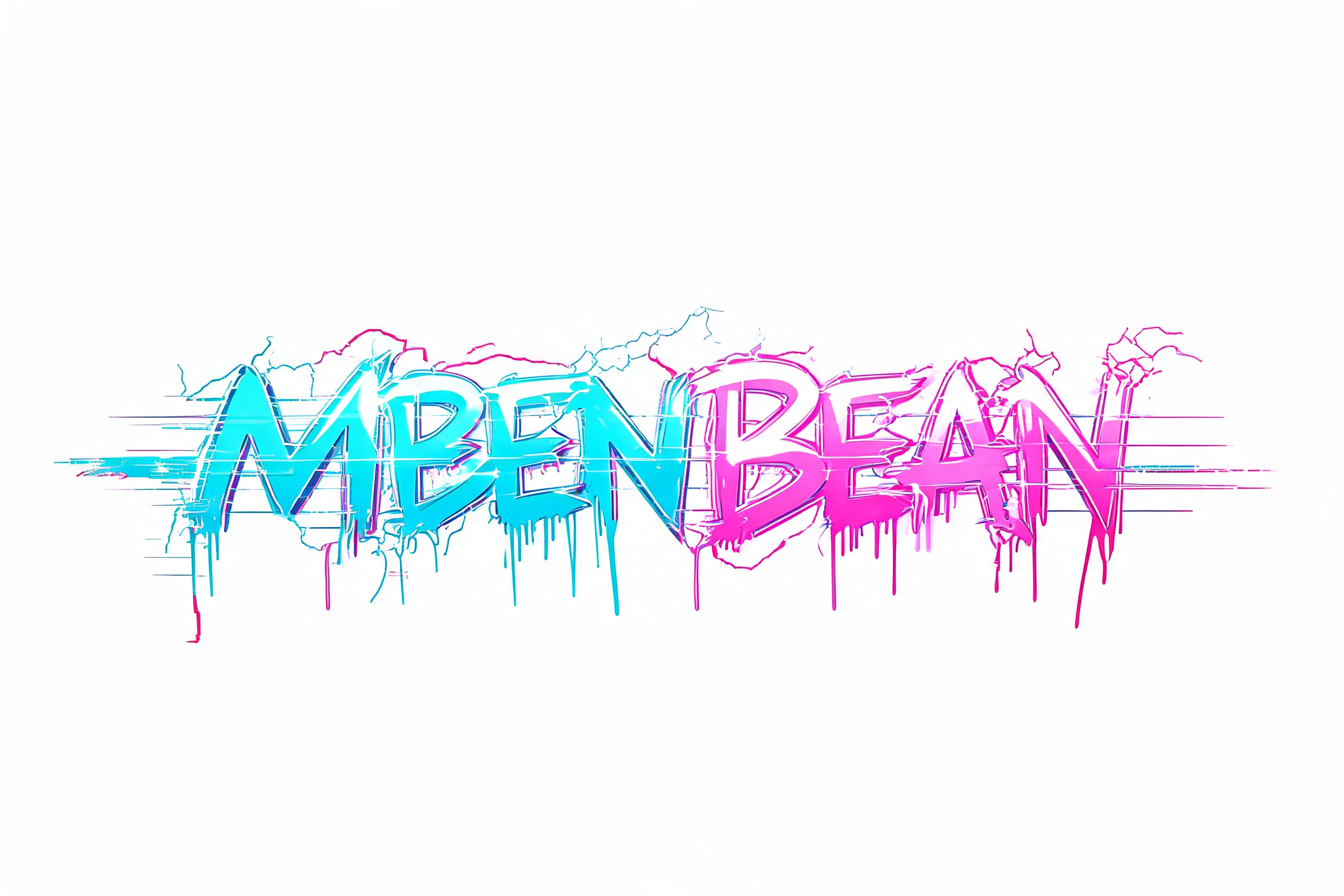 "MeenBean" — Cyberpunk | AI Text Effect Generator