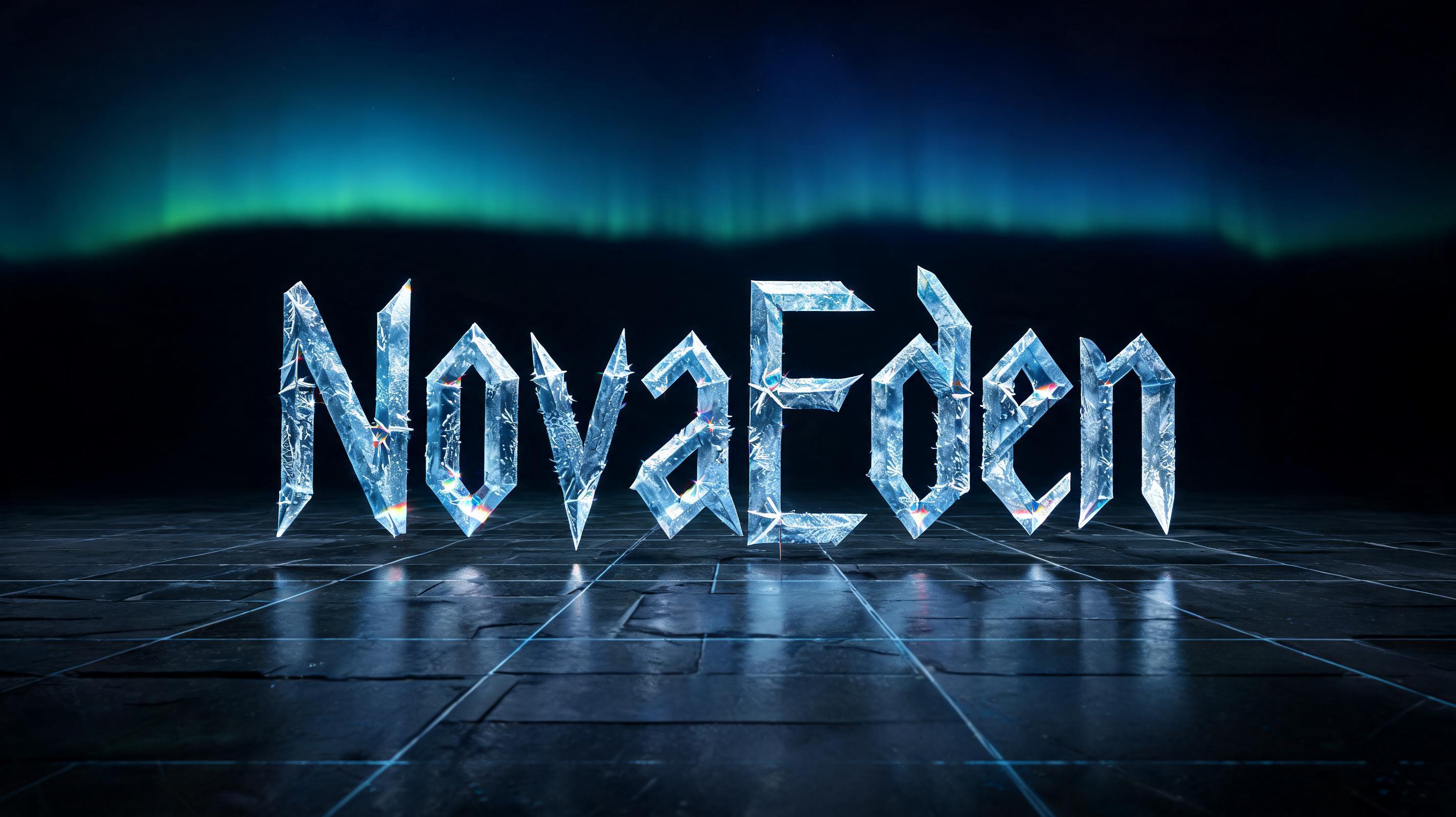 "NovaEden" — Viking Runic | AI Text Effect Generator