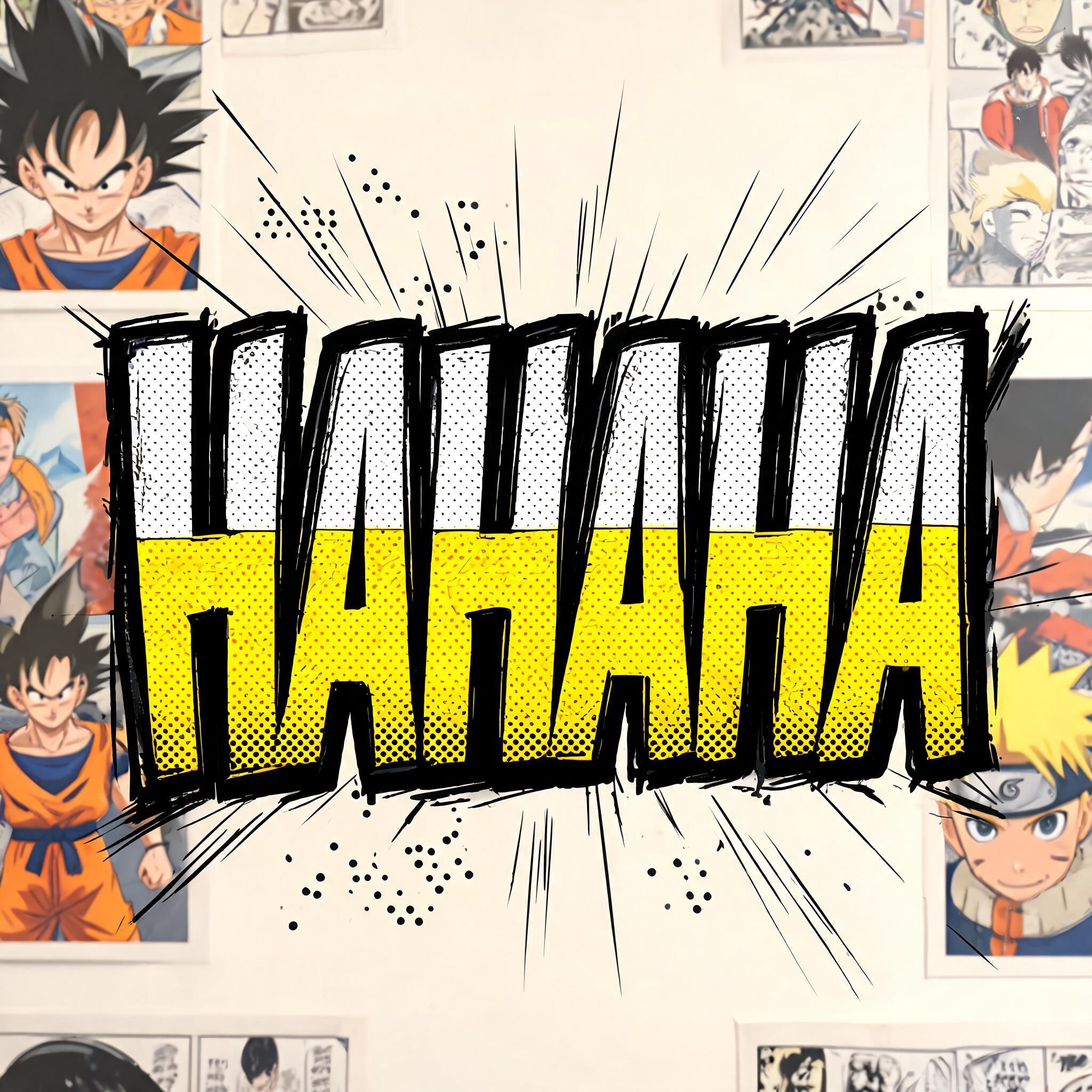 "HAHAHA" — Comic Book | AI Text Effect Generator