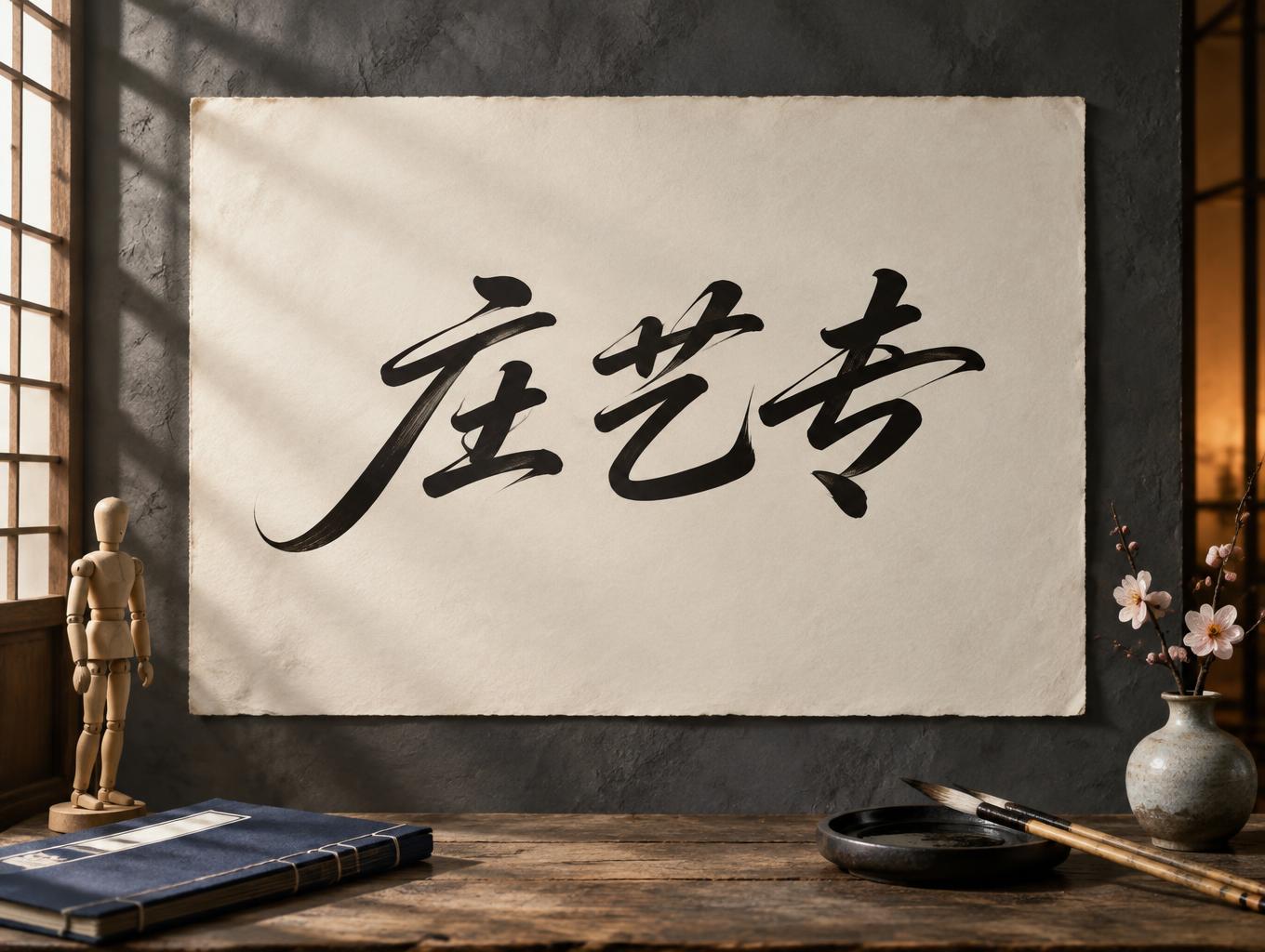 "庄艺专" —  | AI Text Effect Generator