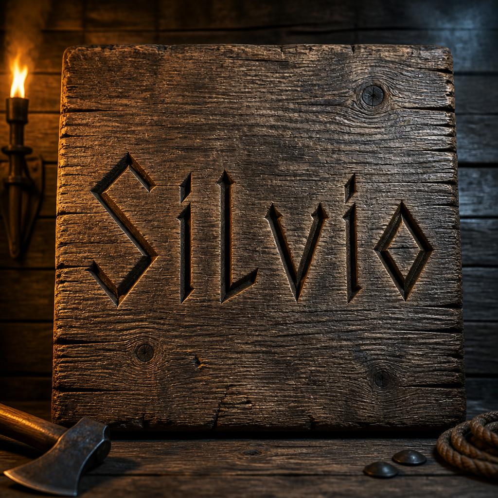 "Silvio" —  | AI Text Effect Generator