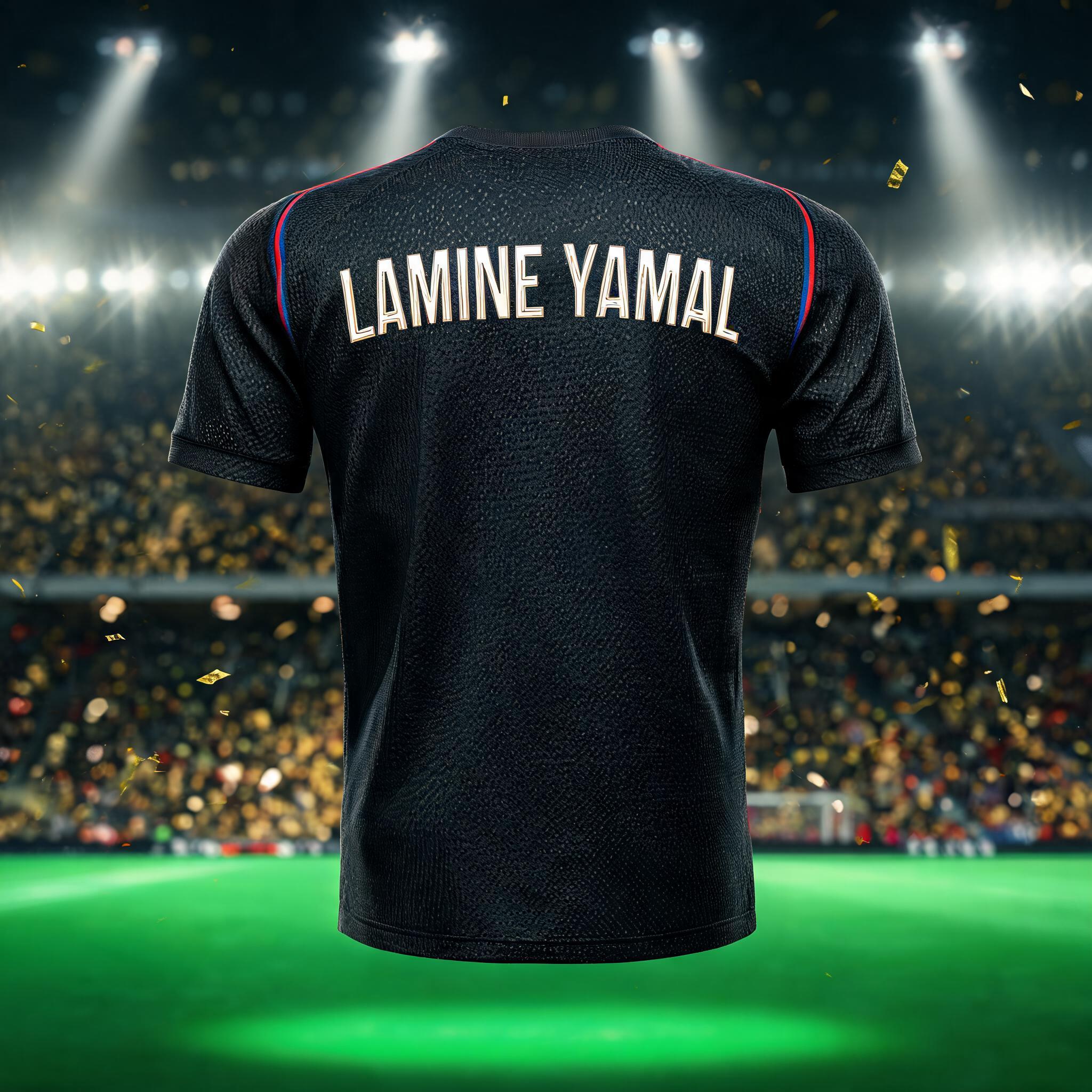 "LAMINE YAMAL" — Sports Football | AI Text Effect Generator