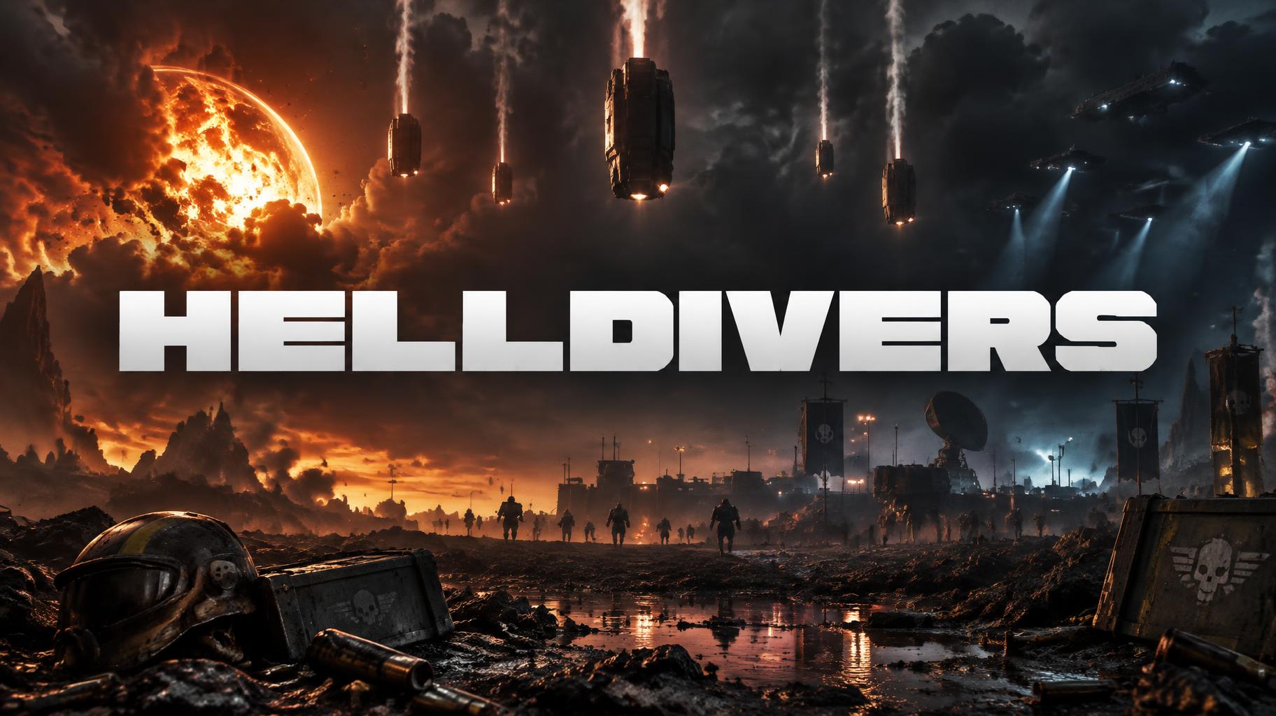 "HELLDIVERS" —  | AI Text Effect Generator