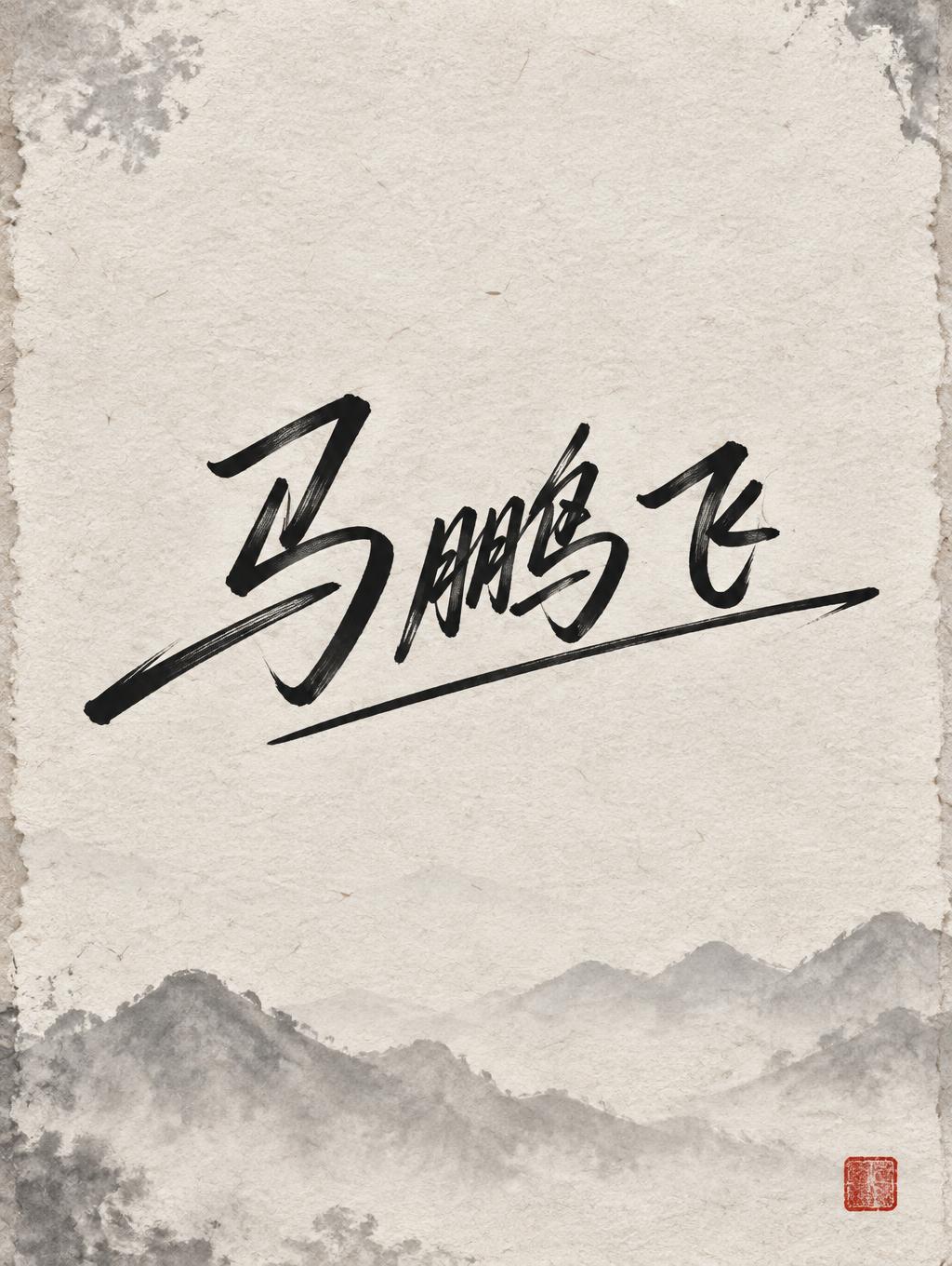 "马鹏飞" —  | AI Text Effect Generator