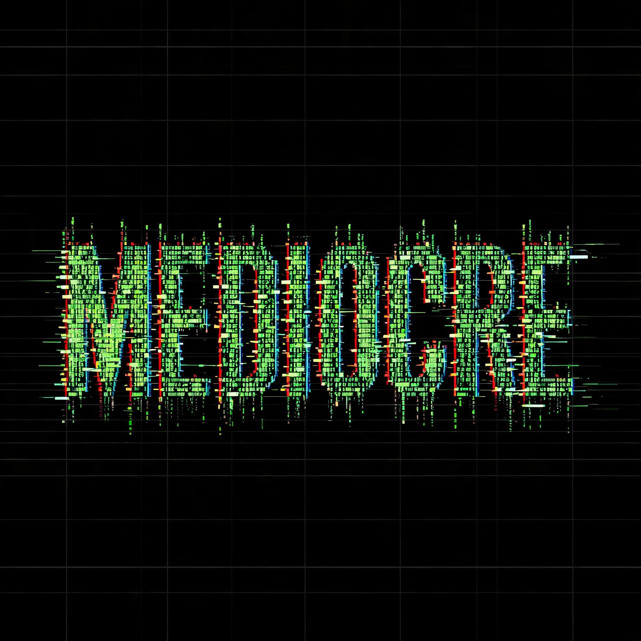 "MEDIOCRE" — Glitch | AI Text Effect Generator