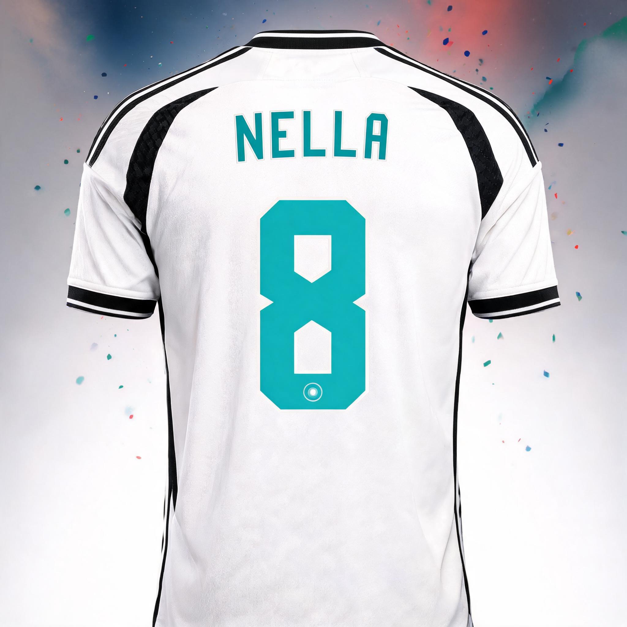 "NELLA" — Sports Football | AI Text Effect Generator