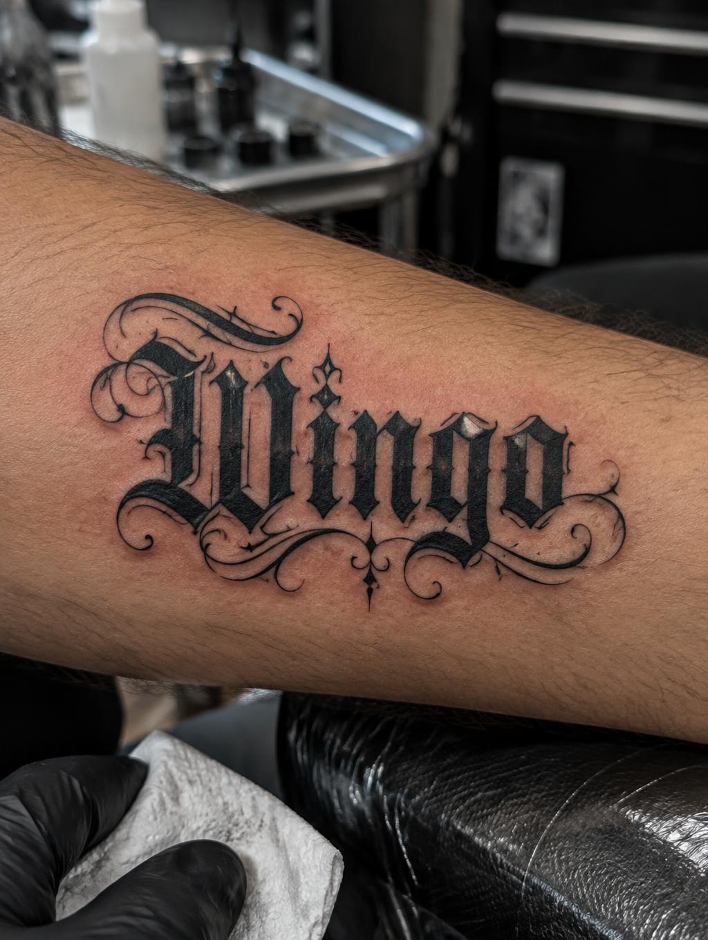 "Wingo" — Tattoo | AI Text Effect Generator