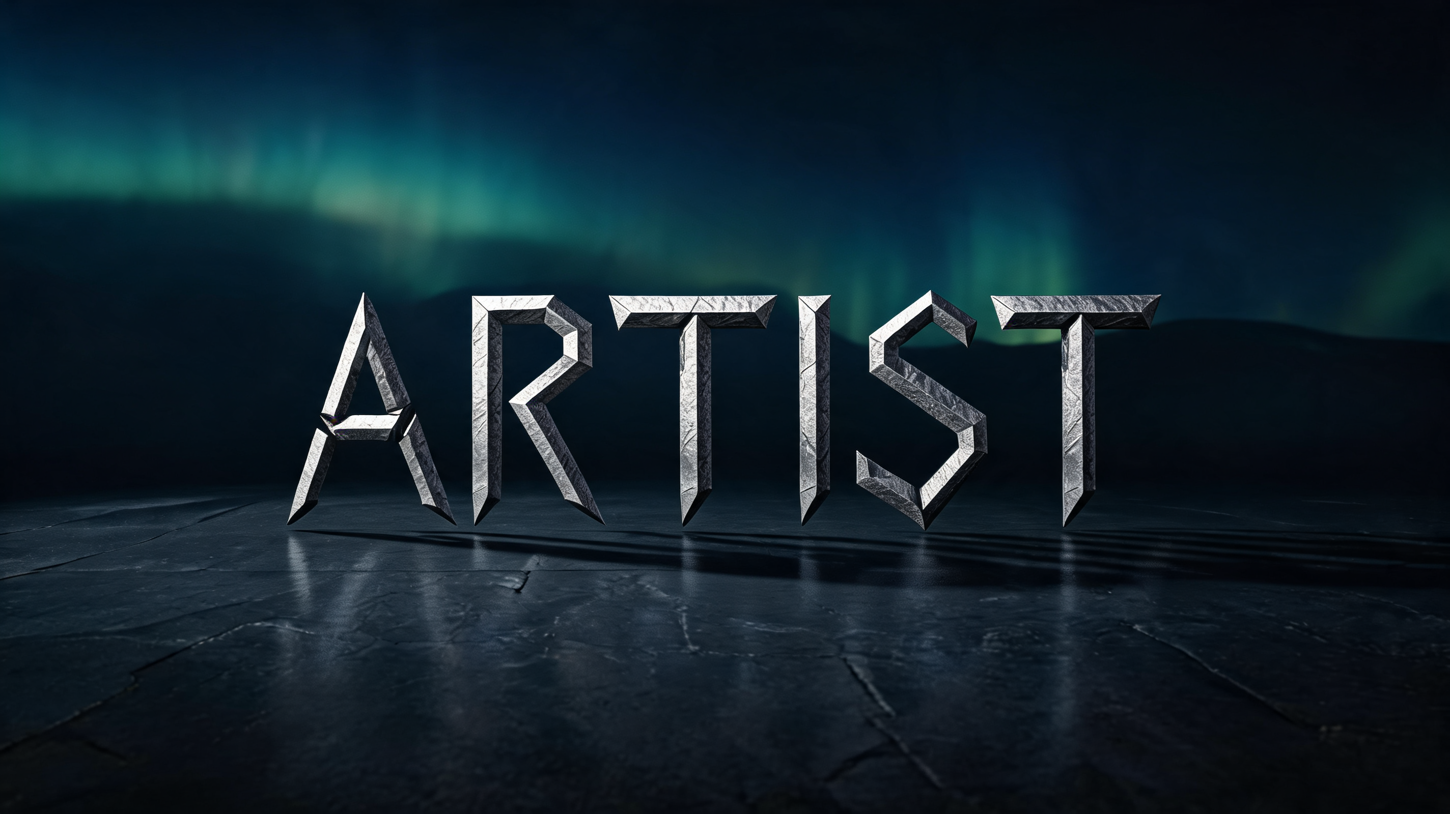 "ARTIST" — Viking Runic | AI Text Effect Generator