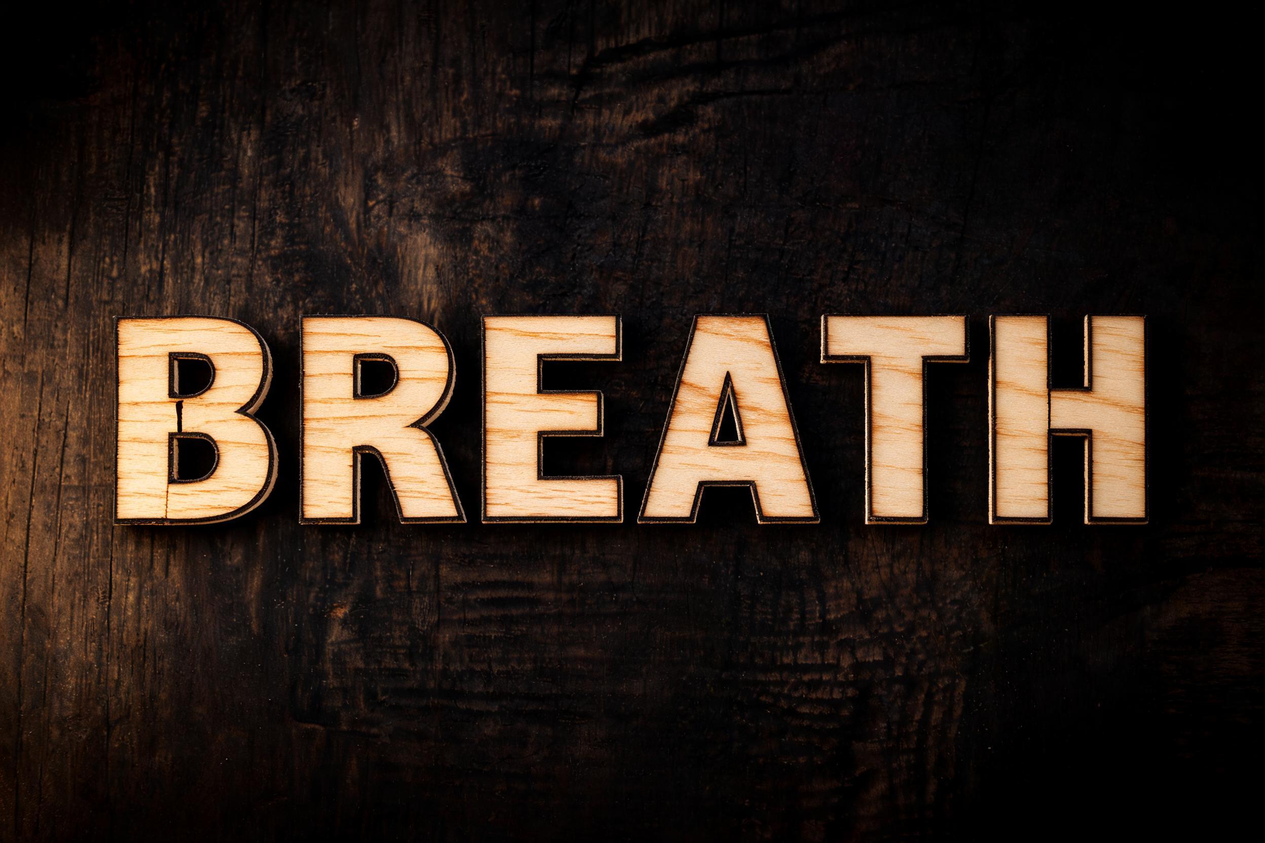 "BREATH" — Laser Cut | AI Text Effect Generator