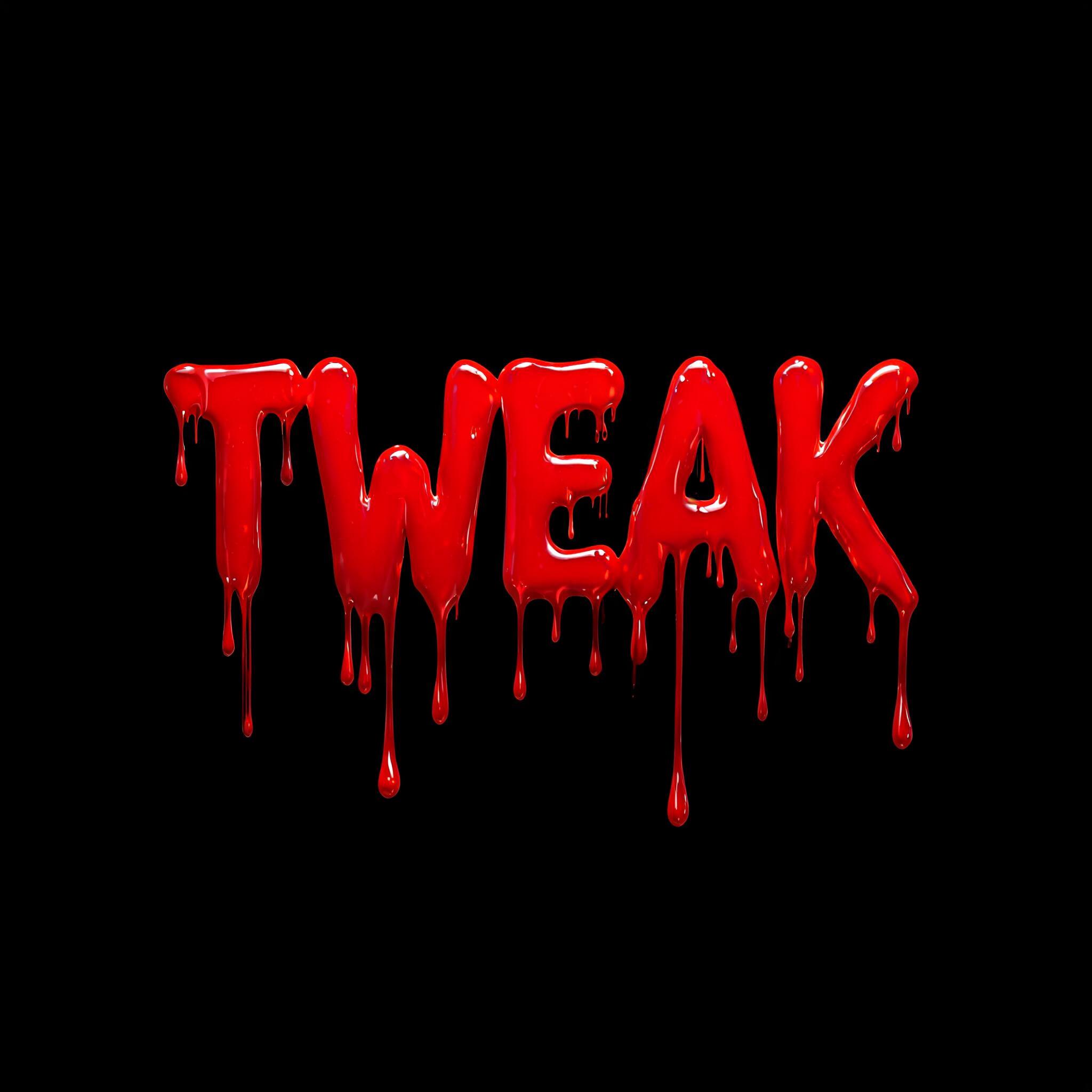 "Tweak" — Drip Font | AI Text Effect Generator