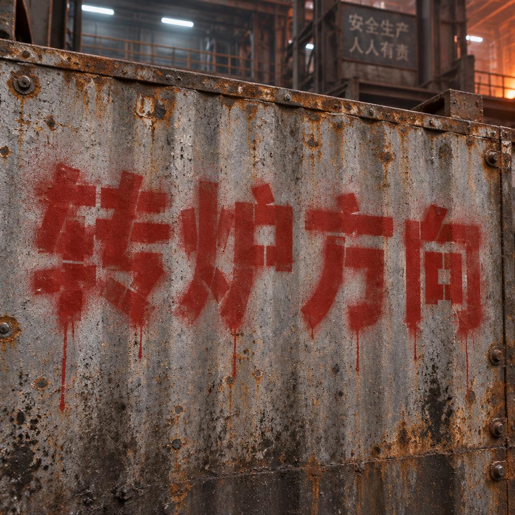 "转炉方向" — Stencil | AI Text Effect Generator