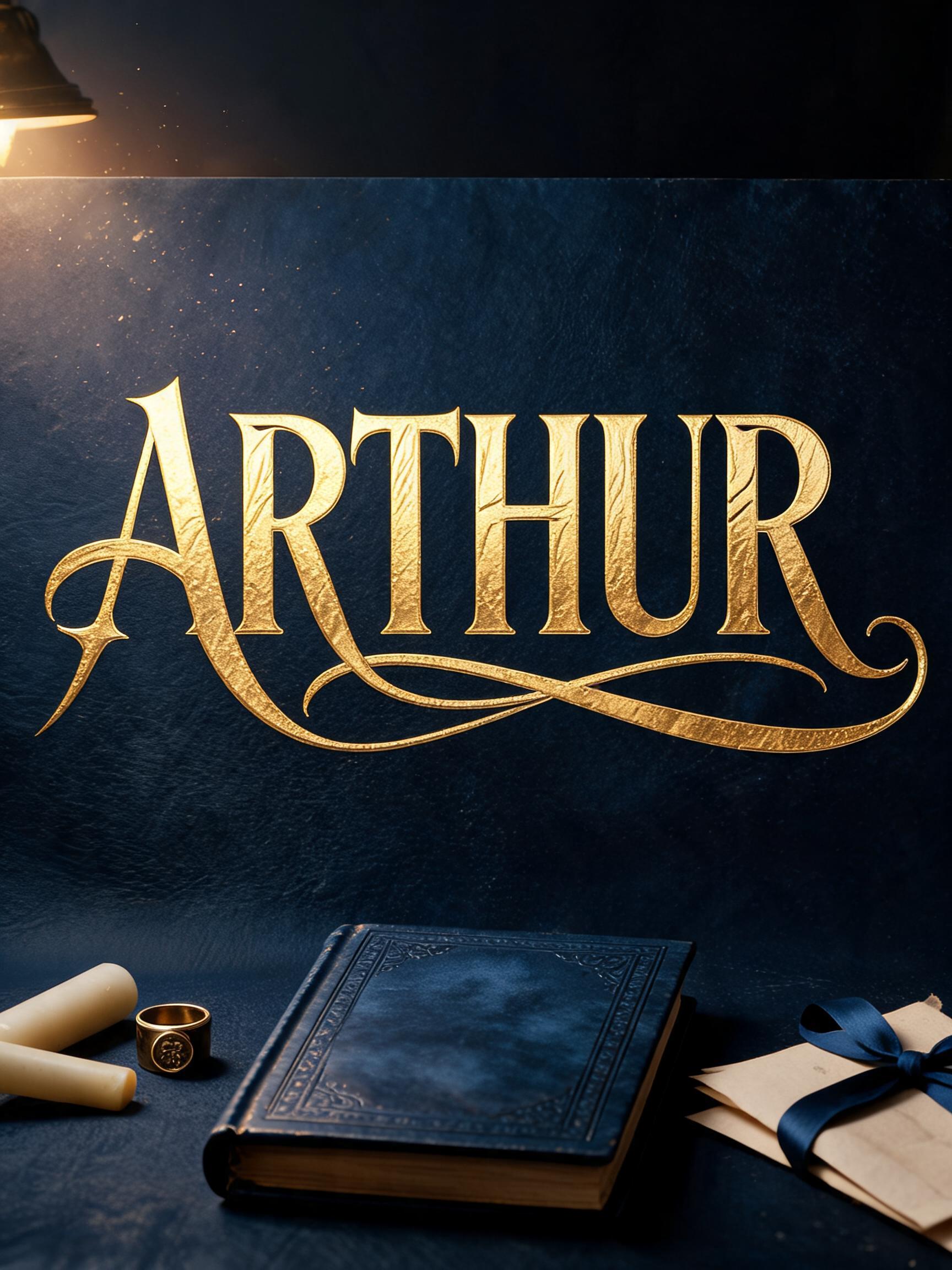 "Arthur" —  | AI Text Effect Generator