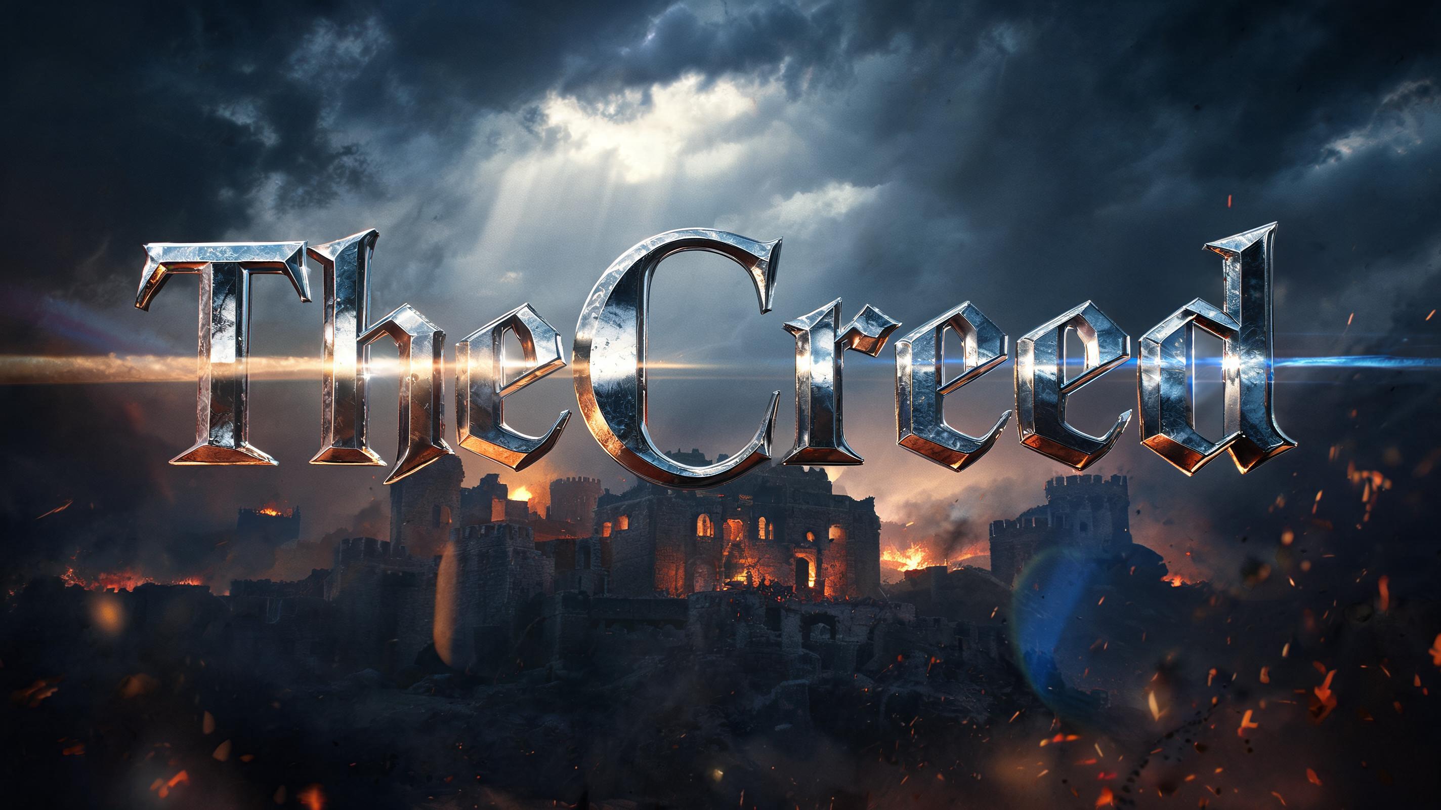 "TheCreed" — Cinematic Blockbuster | AI Text Effect Generator