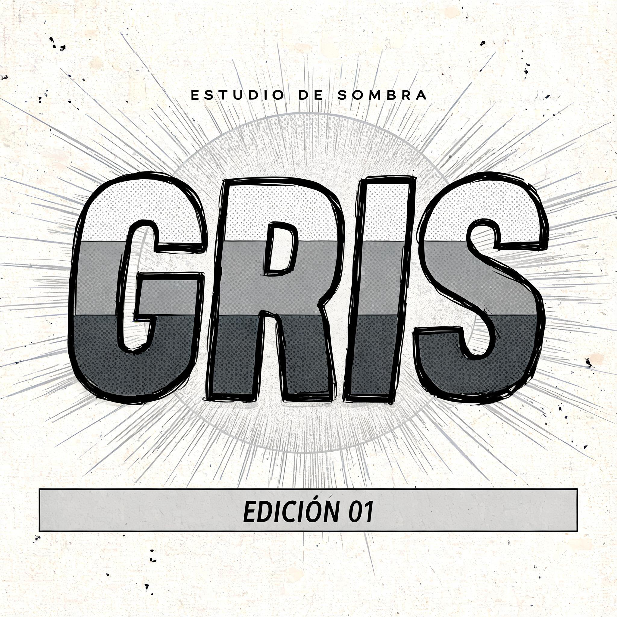 "GRIS
ESTUDIO DE SOMBRA
EDICIÓN 01" — Anime | AI Text Effect Generator